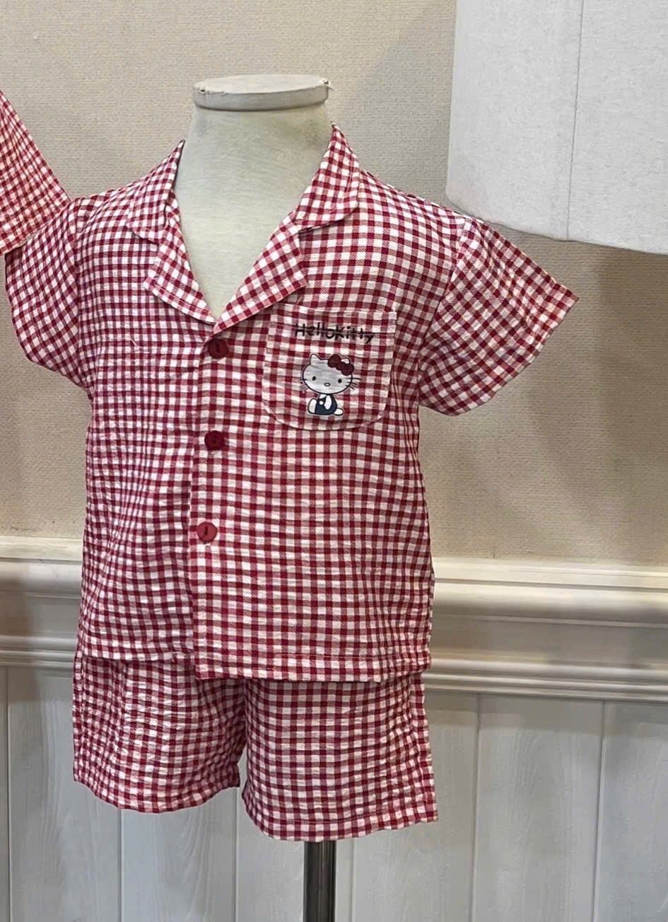 Pzma caro kitty hồng đỏ bé gái