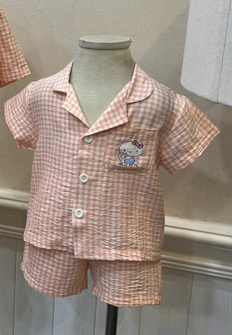 Pzma caro kitty hồng đỏ bé gái