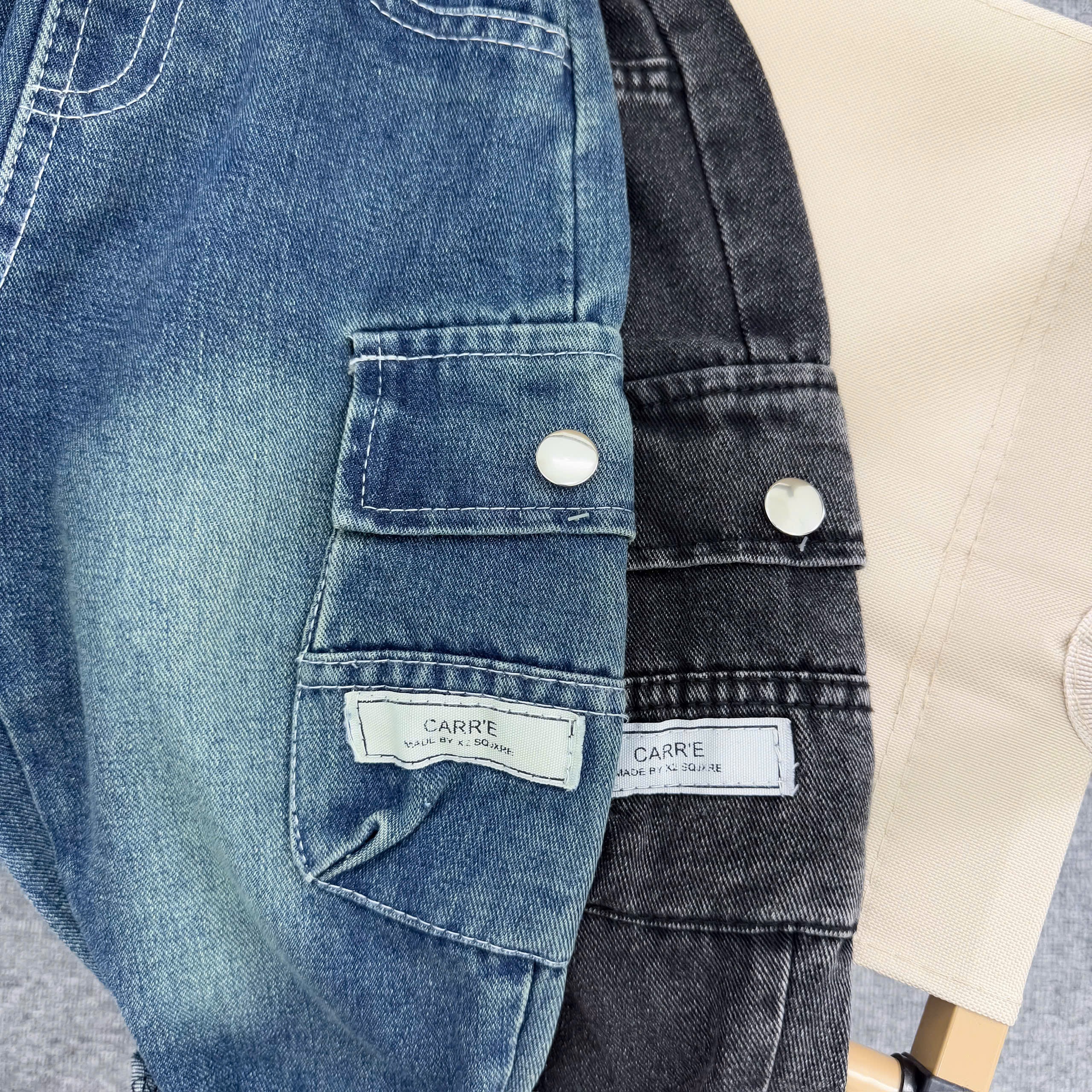 Quần bò mềm túi hộpcho bé trai