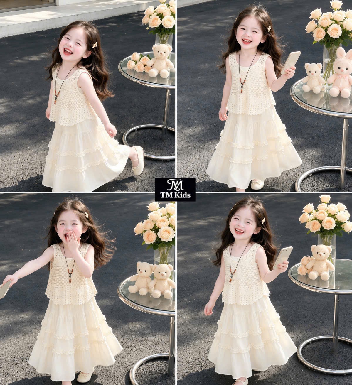 Sét 3 chi tiết tiểu thư tm bé gái