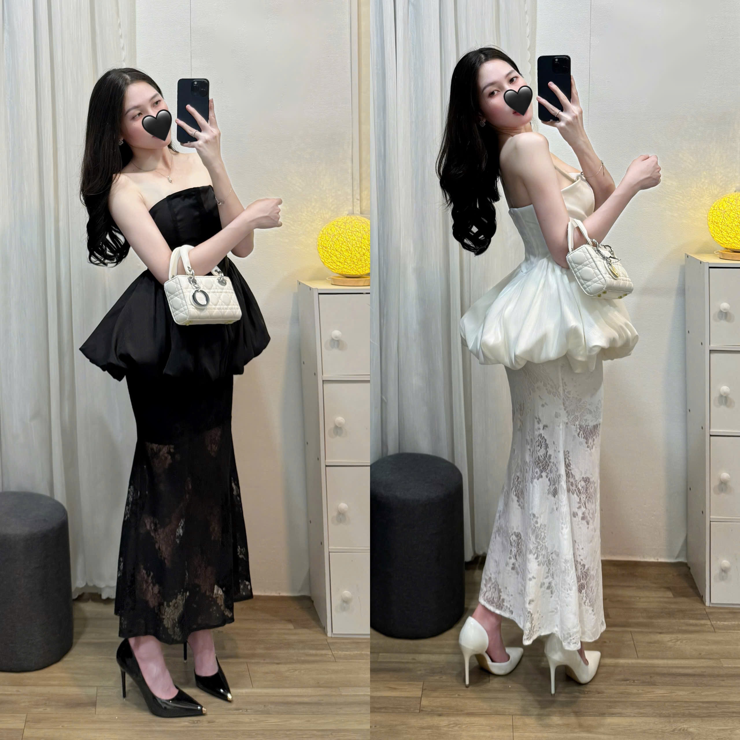 Sét áo 2 dây thân bồng cv ren bé gái