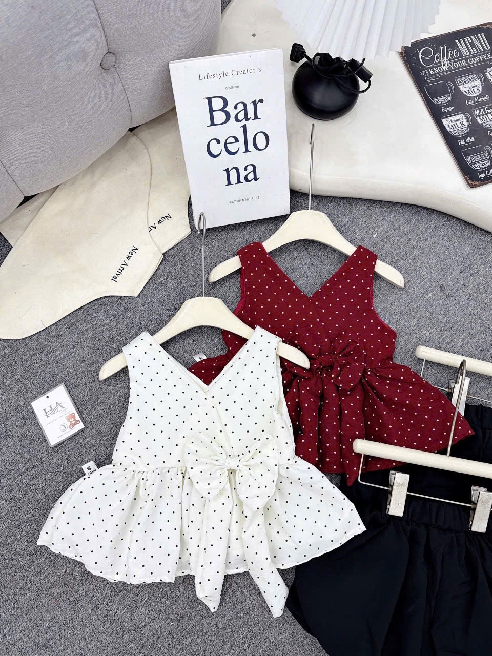 Sét áo bi quần bồng bé gái ah