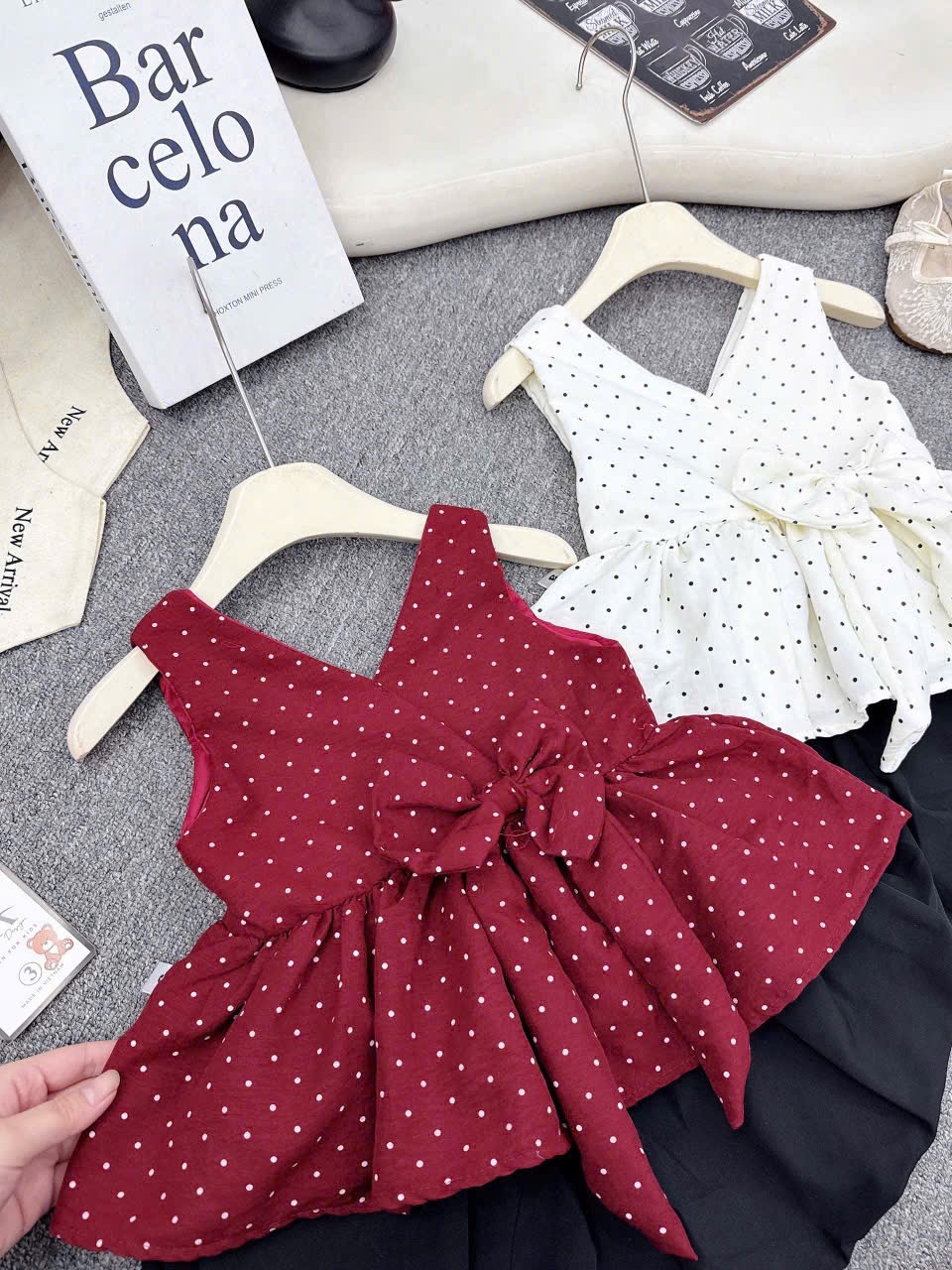 Sét áo bi quần bồng bé gái ah