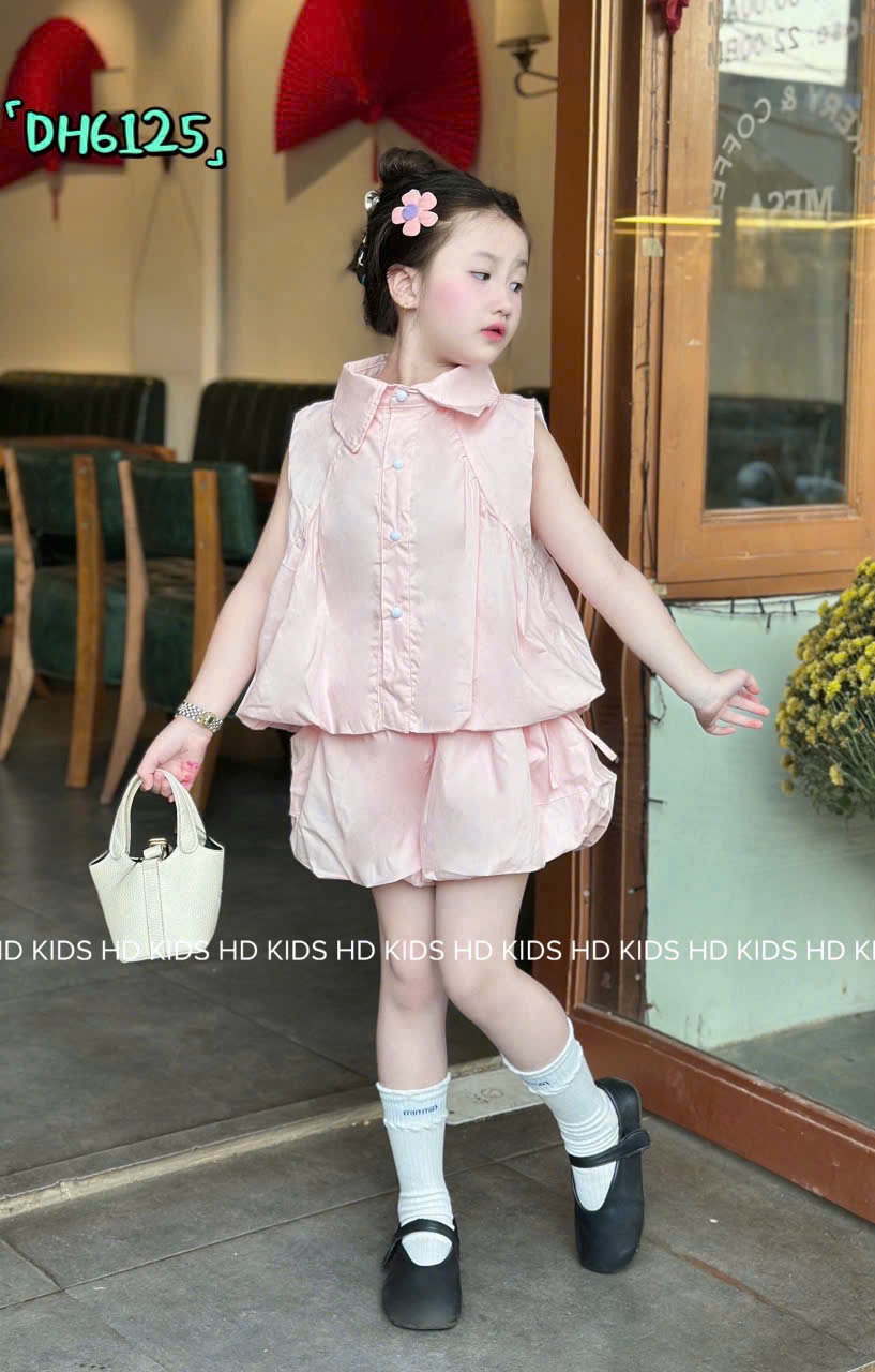 Sét áo thân bồng quần bí bé gái