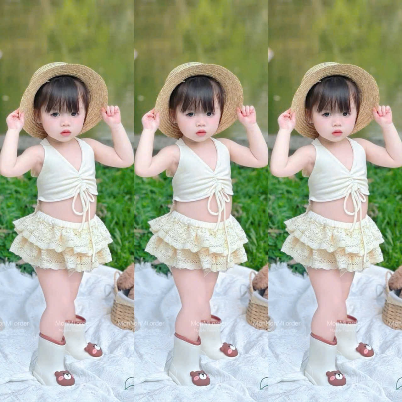 Sét bikini siêu xinh bé gái
