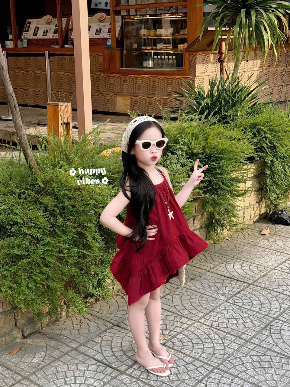 Sét bộ 2 dây đũi quần sooc bé gái