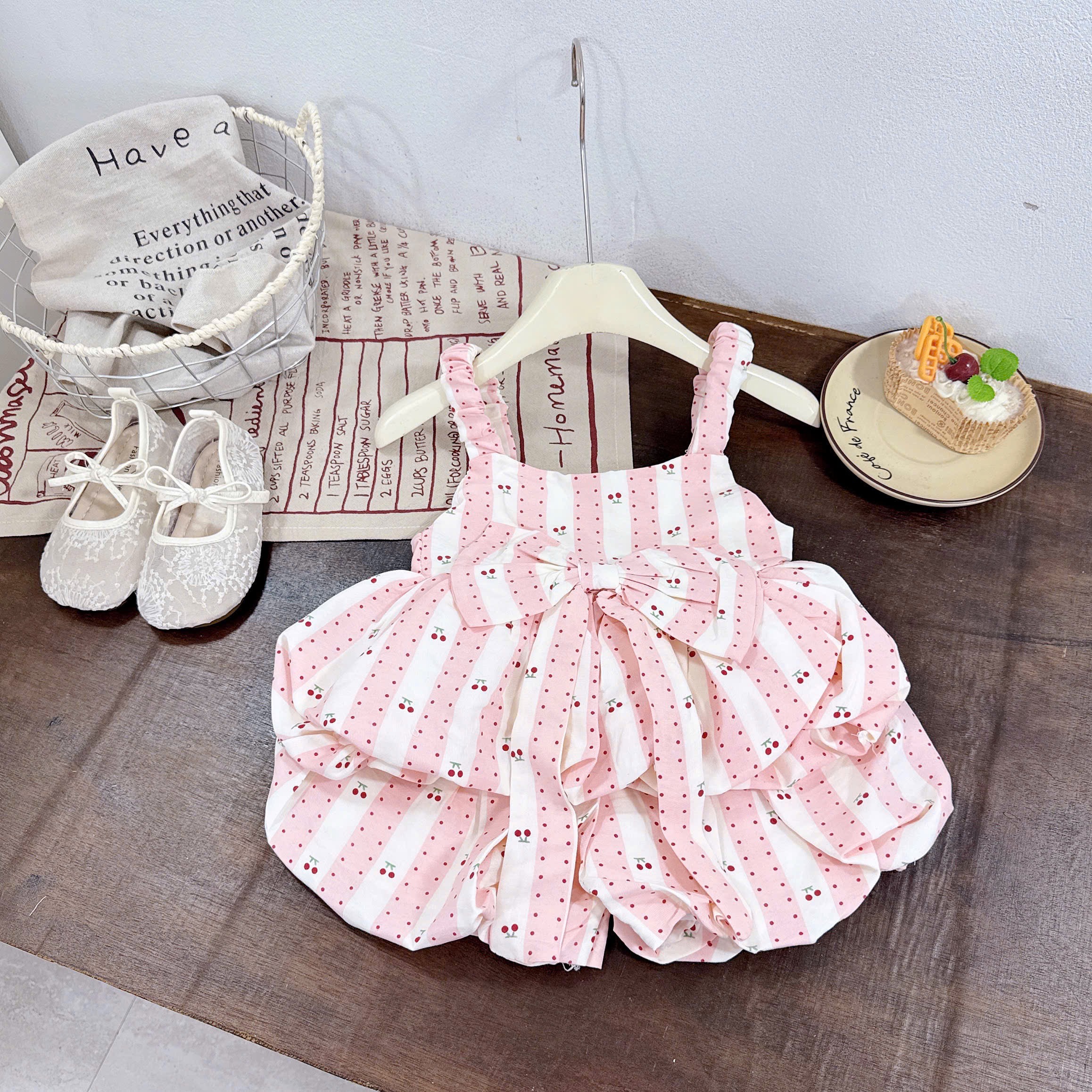 Sét bộ 2 dây quần bí xk bé gái
