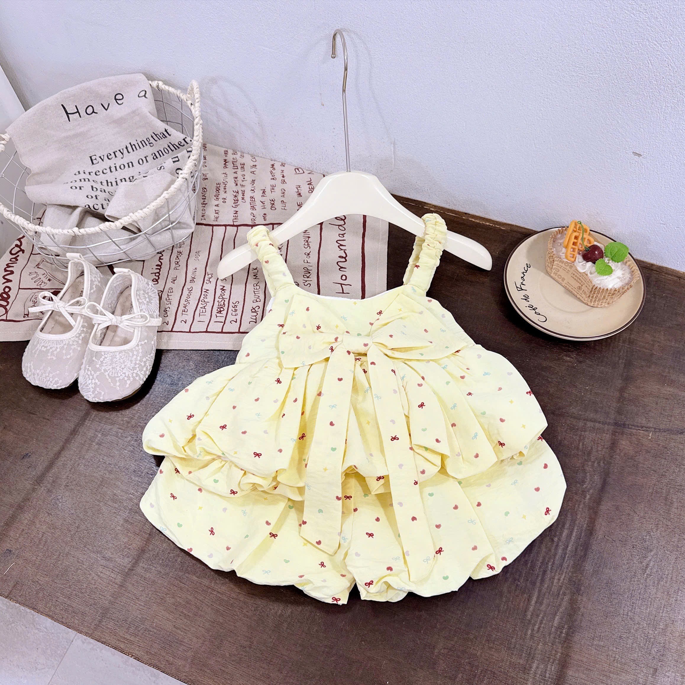 Sét bộ 2 dây quần bí xk bé gái
