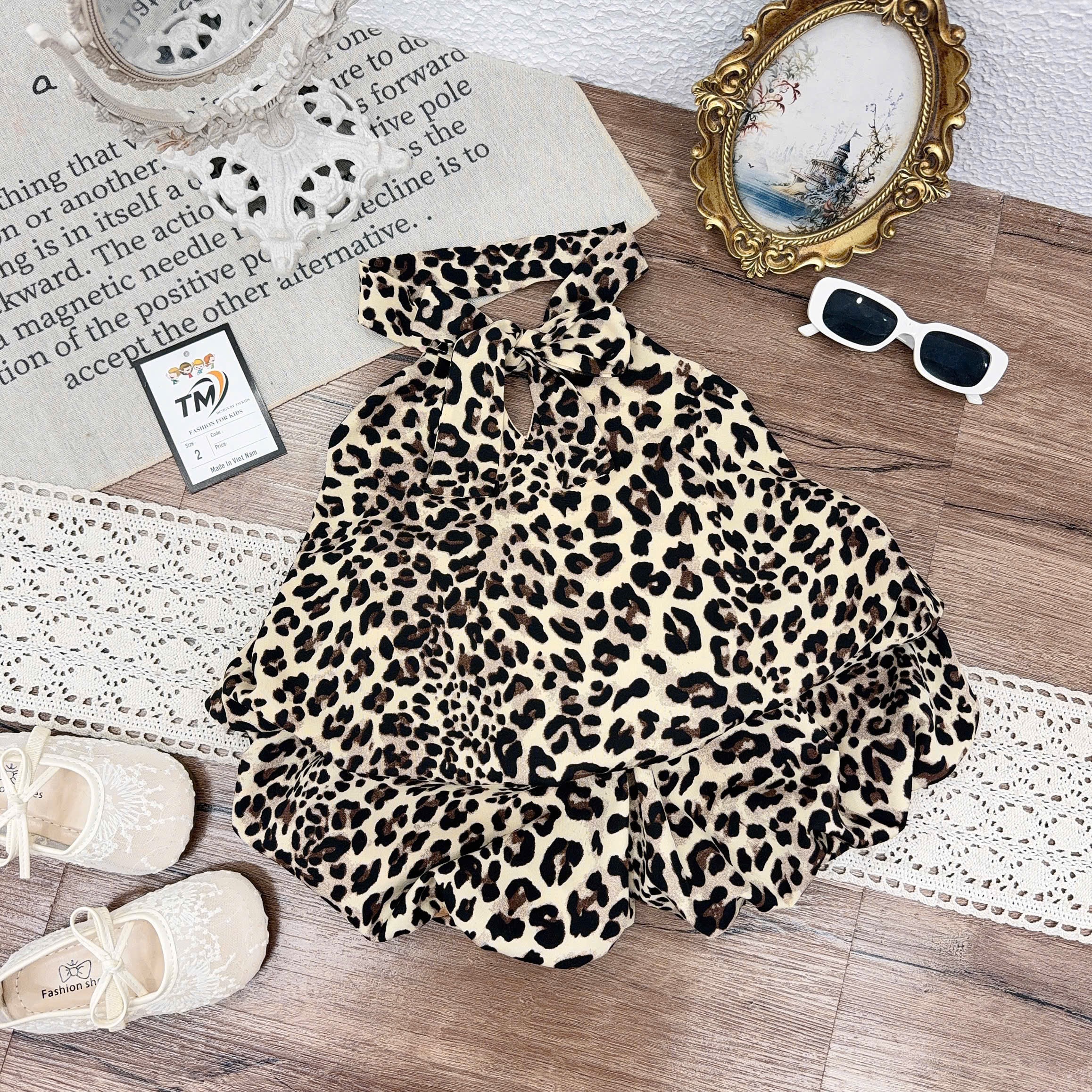 Sét bộ đốm quần bồng bé gái