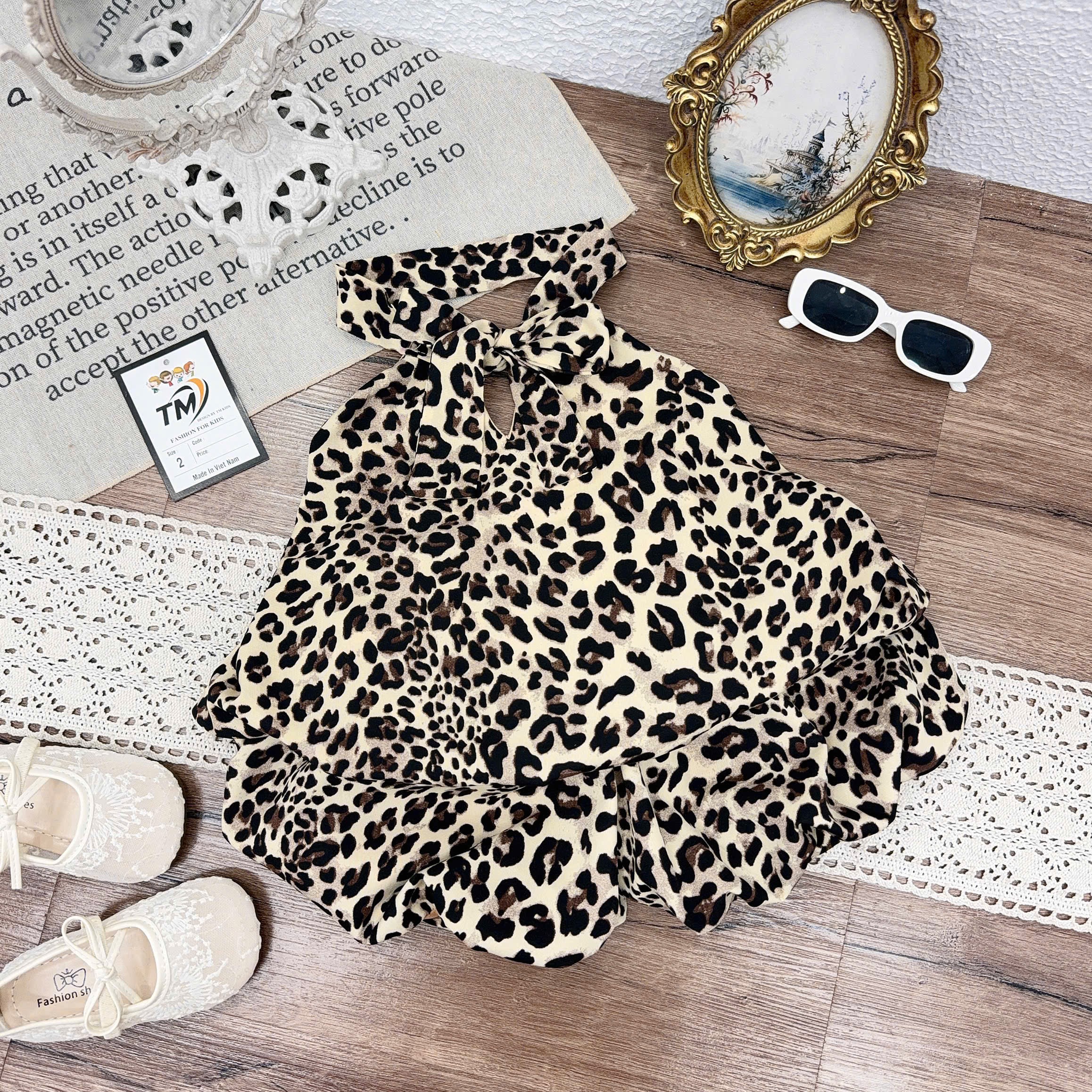 Sét bộ đốm quần bồng bé gái