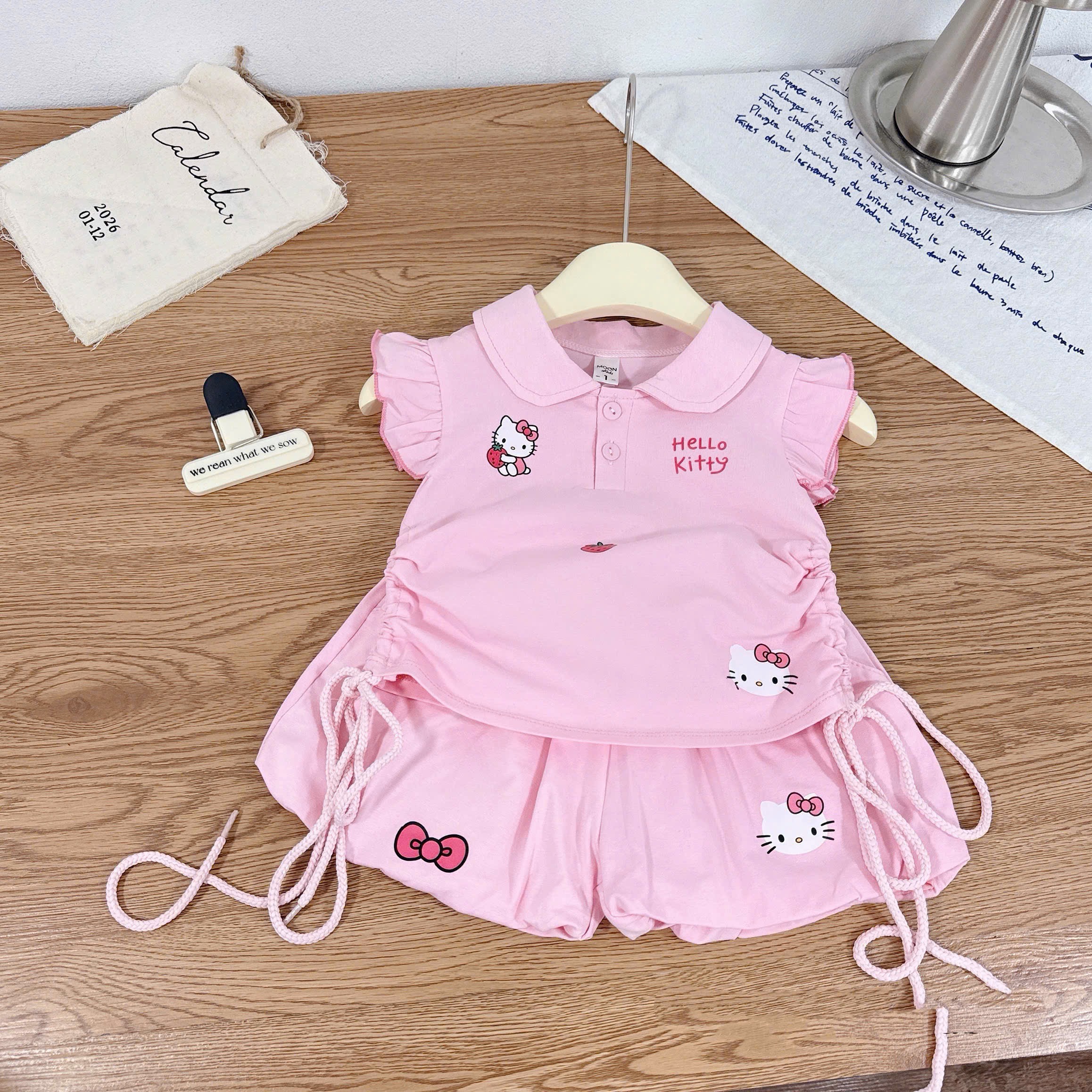 Sét bộ kitty rút dây bé gái