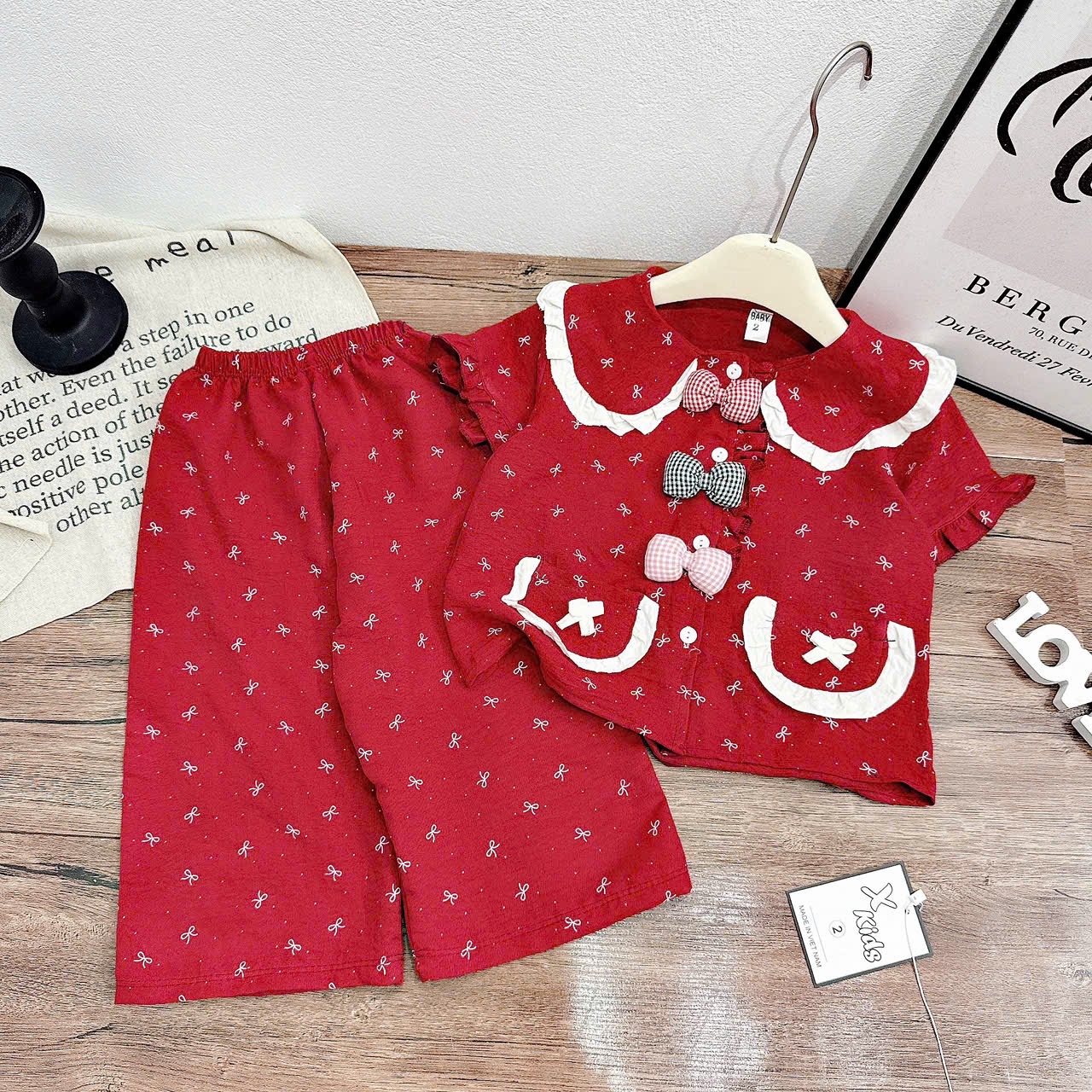 Sét bộ pzm quần dài bé gái