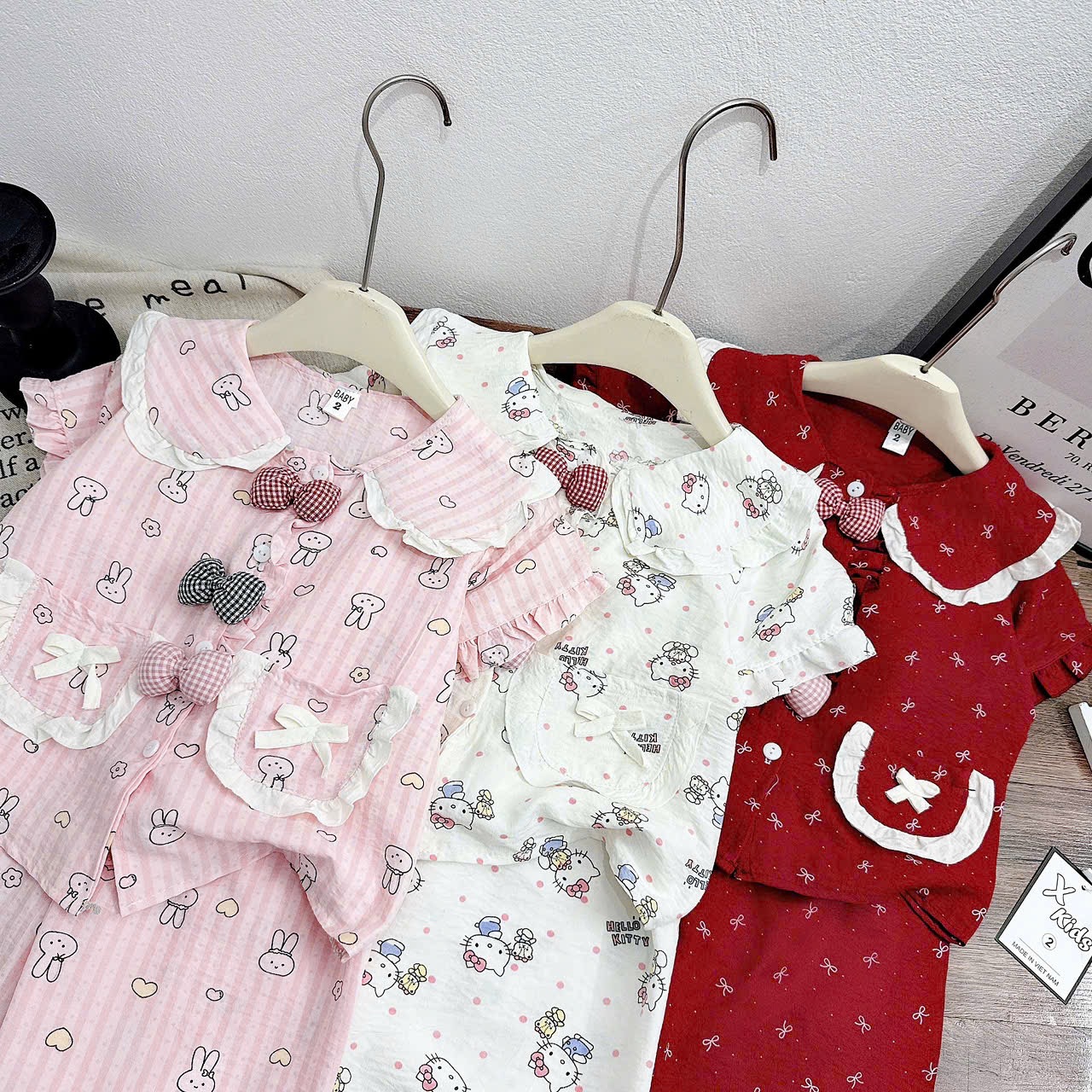 Sét bộ pzm quần dài bé gái