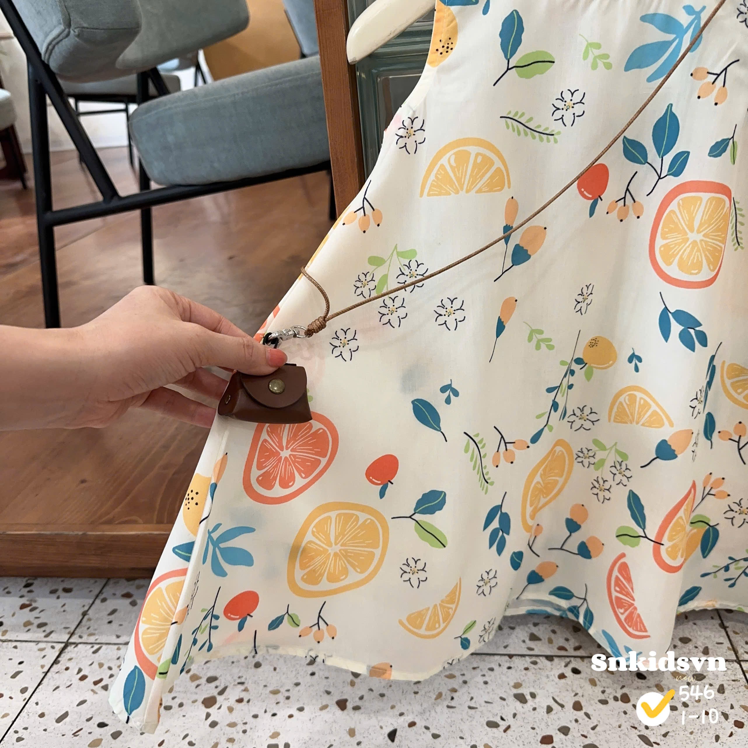 Sét cặp bộ (váy) hoa quả bé trai gái