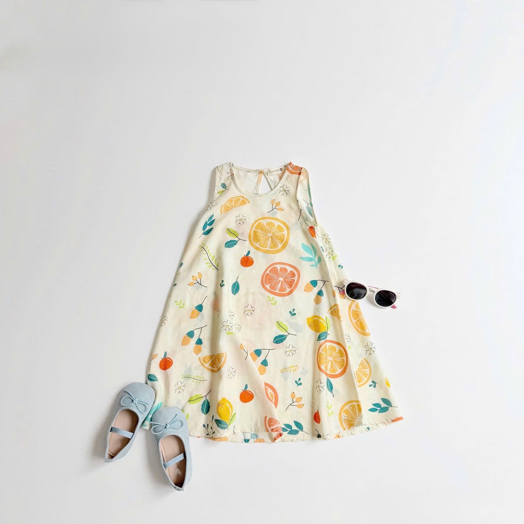 Sét cặp bộ (váy) hoa quả bé trai gái