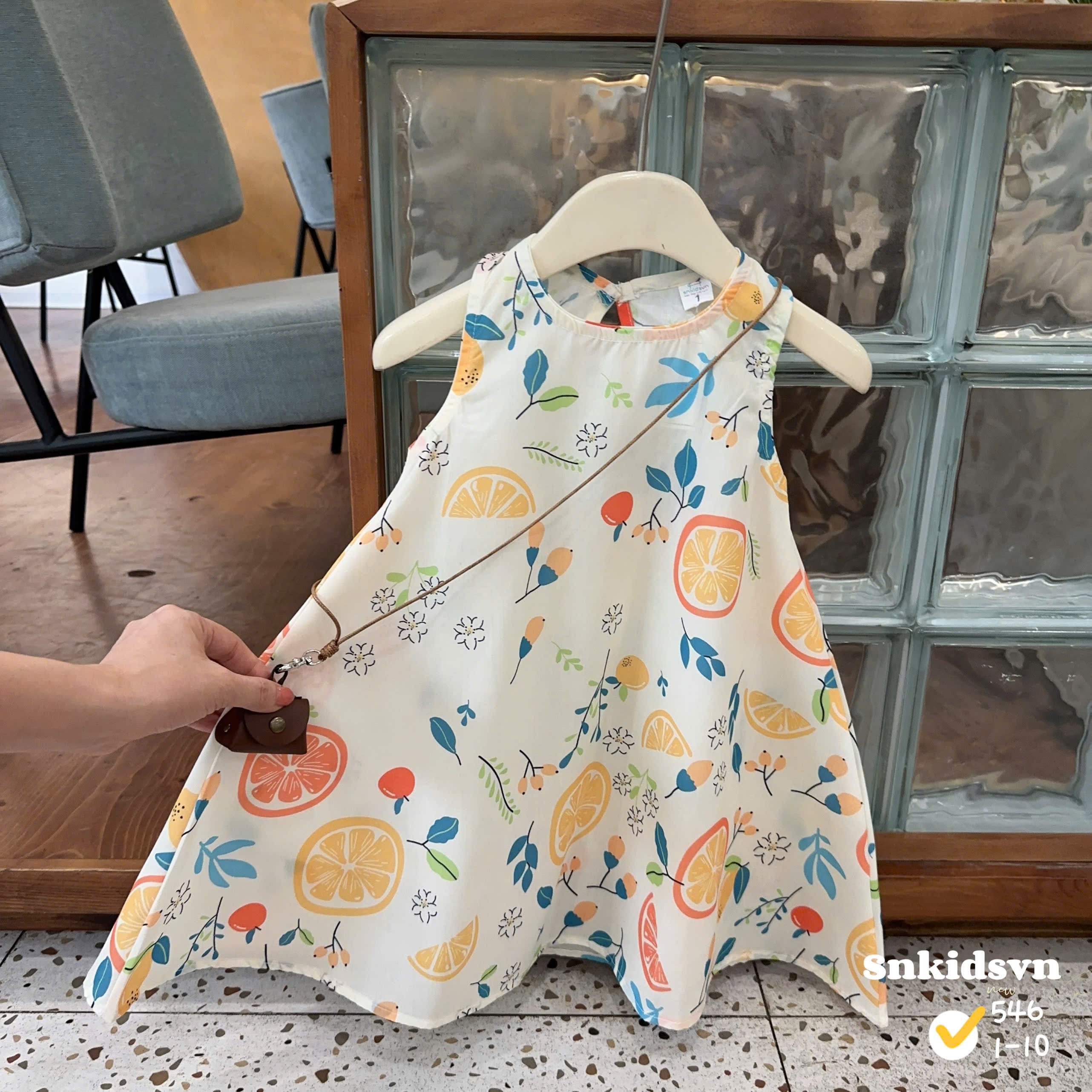 Sét cặp bộ (váy) hoa quả bé trai gái