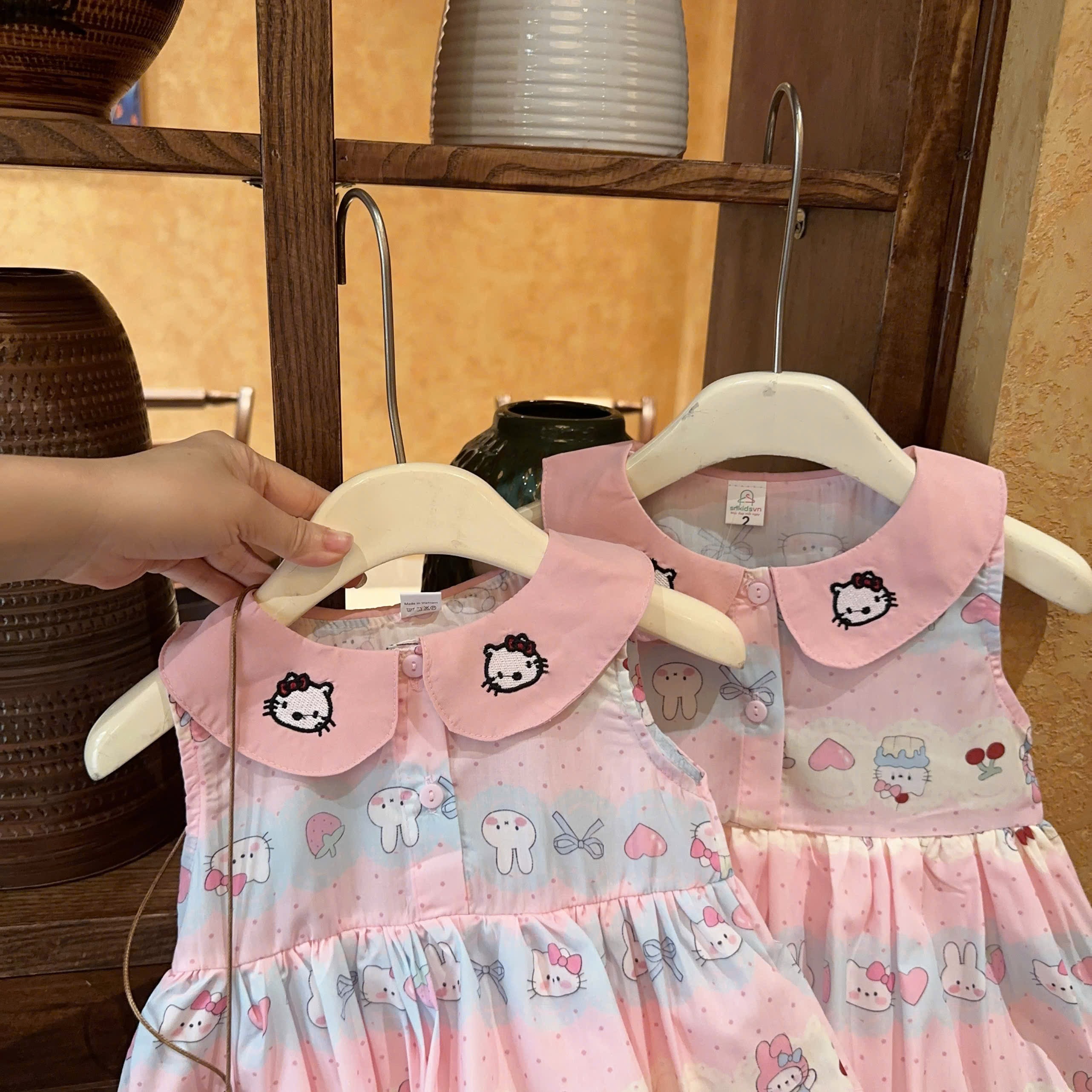 Sét váy thỏ kèm túi mini sn bé gái