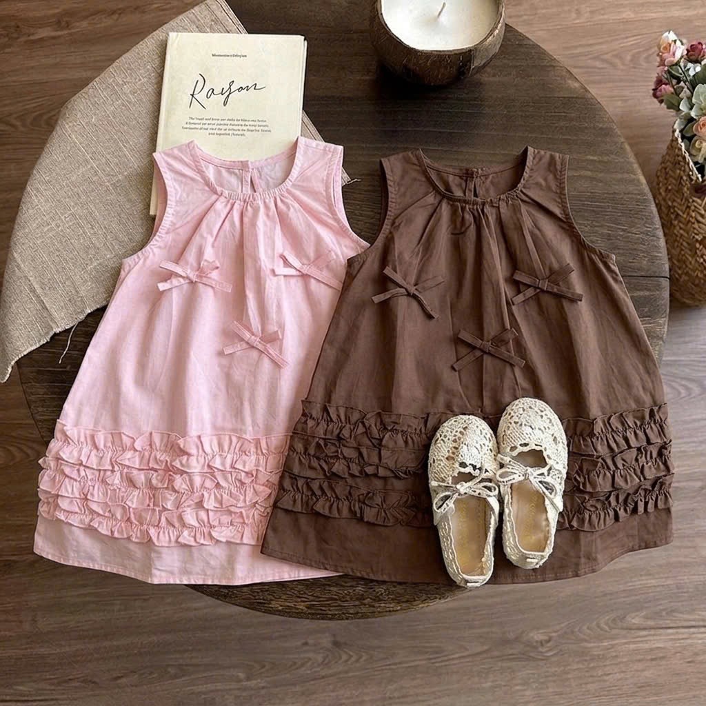 Váy babydoll thân bèo bé gái