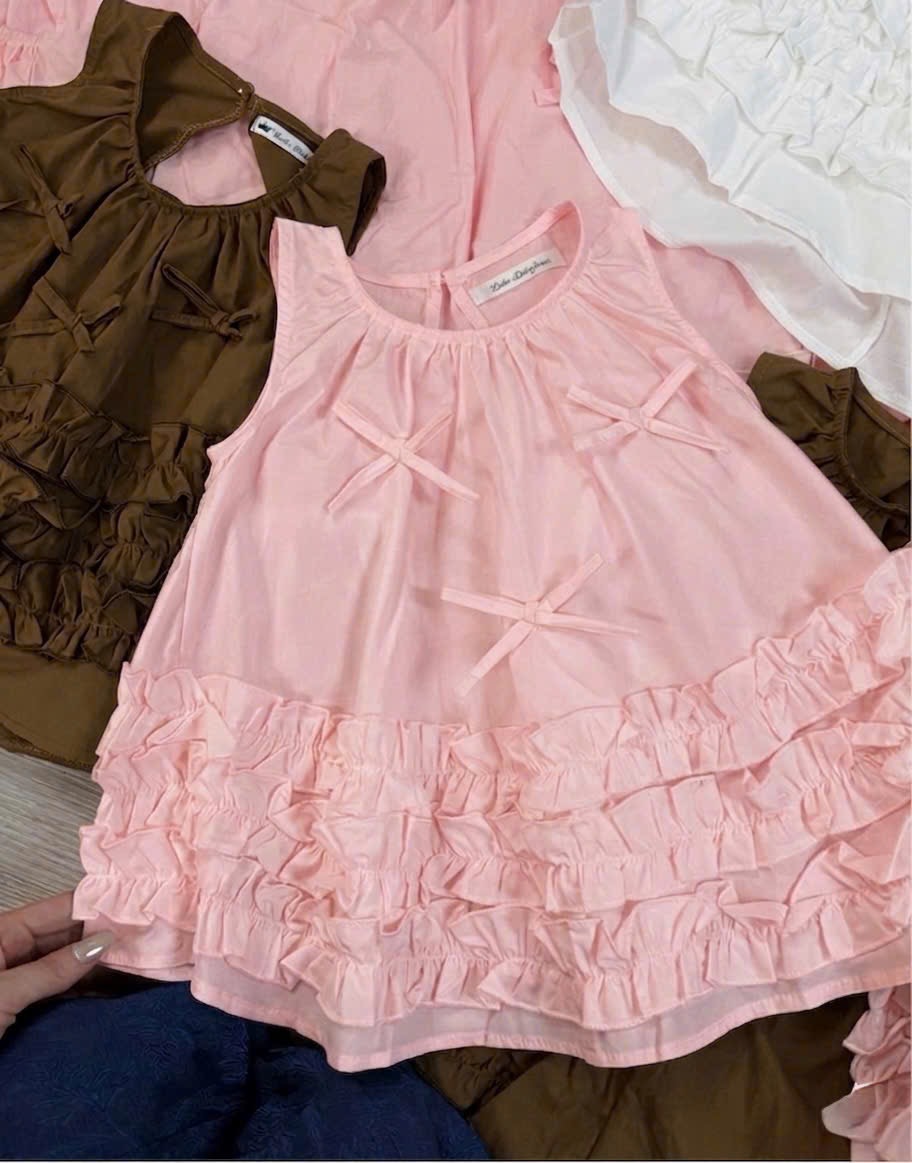 Váy babydoll thân bèo bé gái