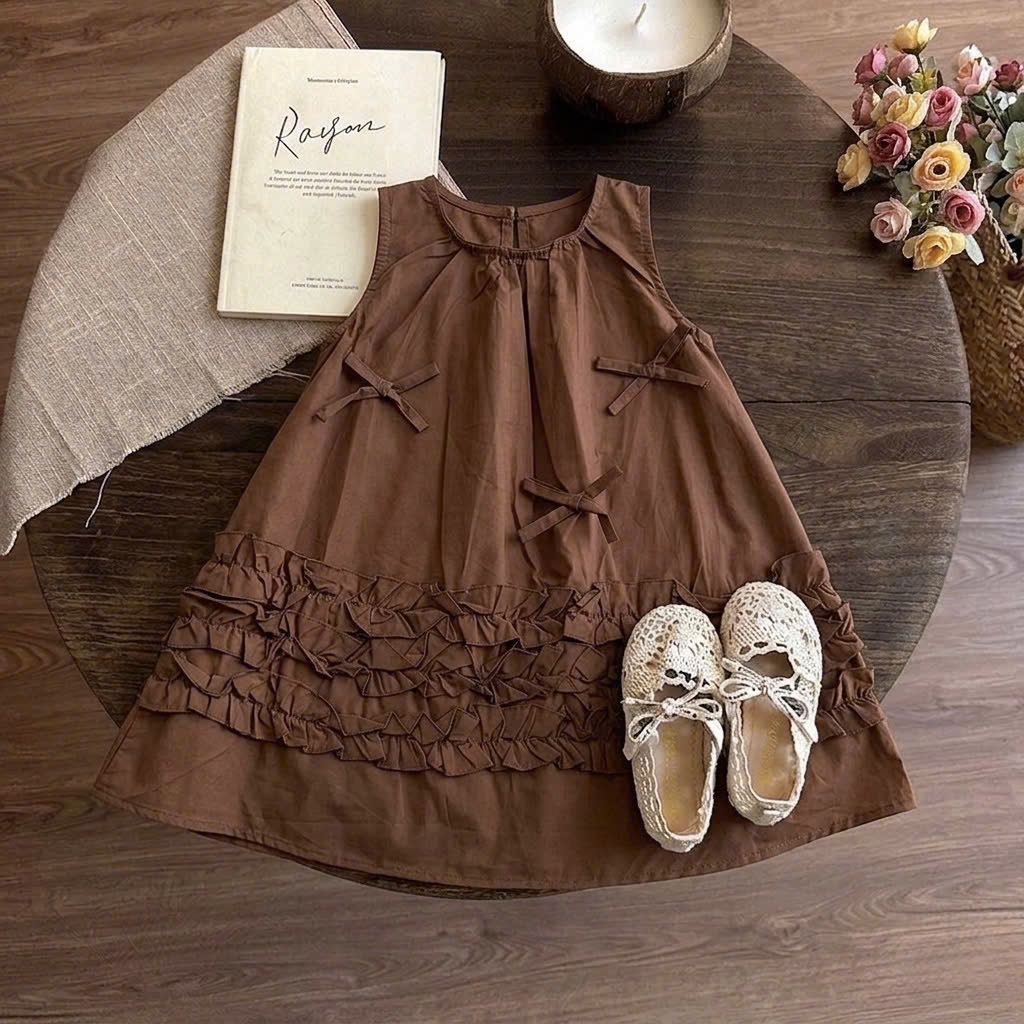 Váy babydoll thân bèo bé gái