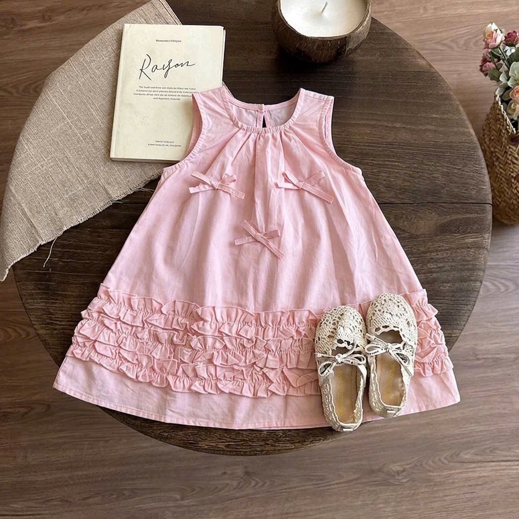 Váy babydoll thân bèo bé gái