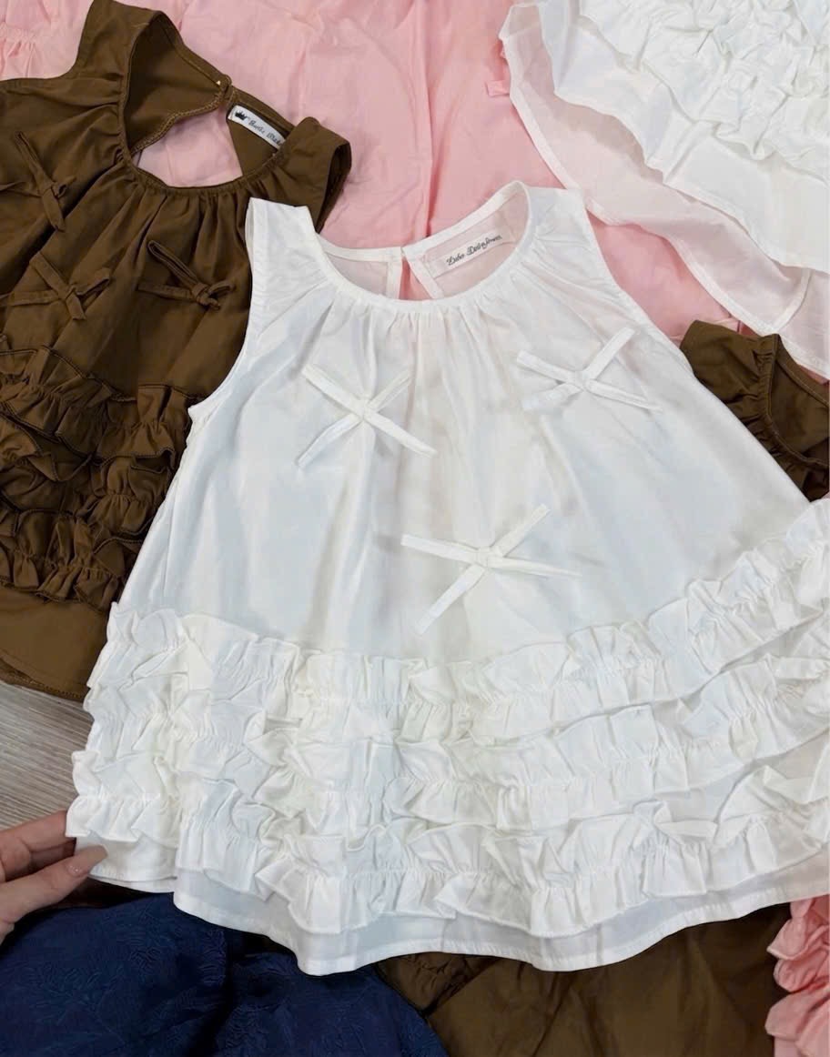 Váy babydoll thân bèo bé gái