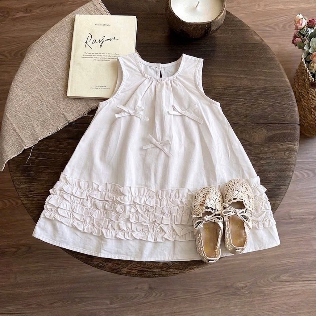 Váy babydoll thân bèo bé gái