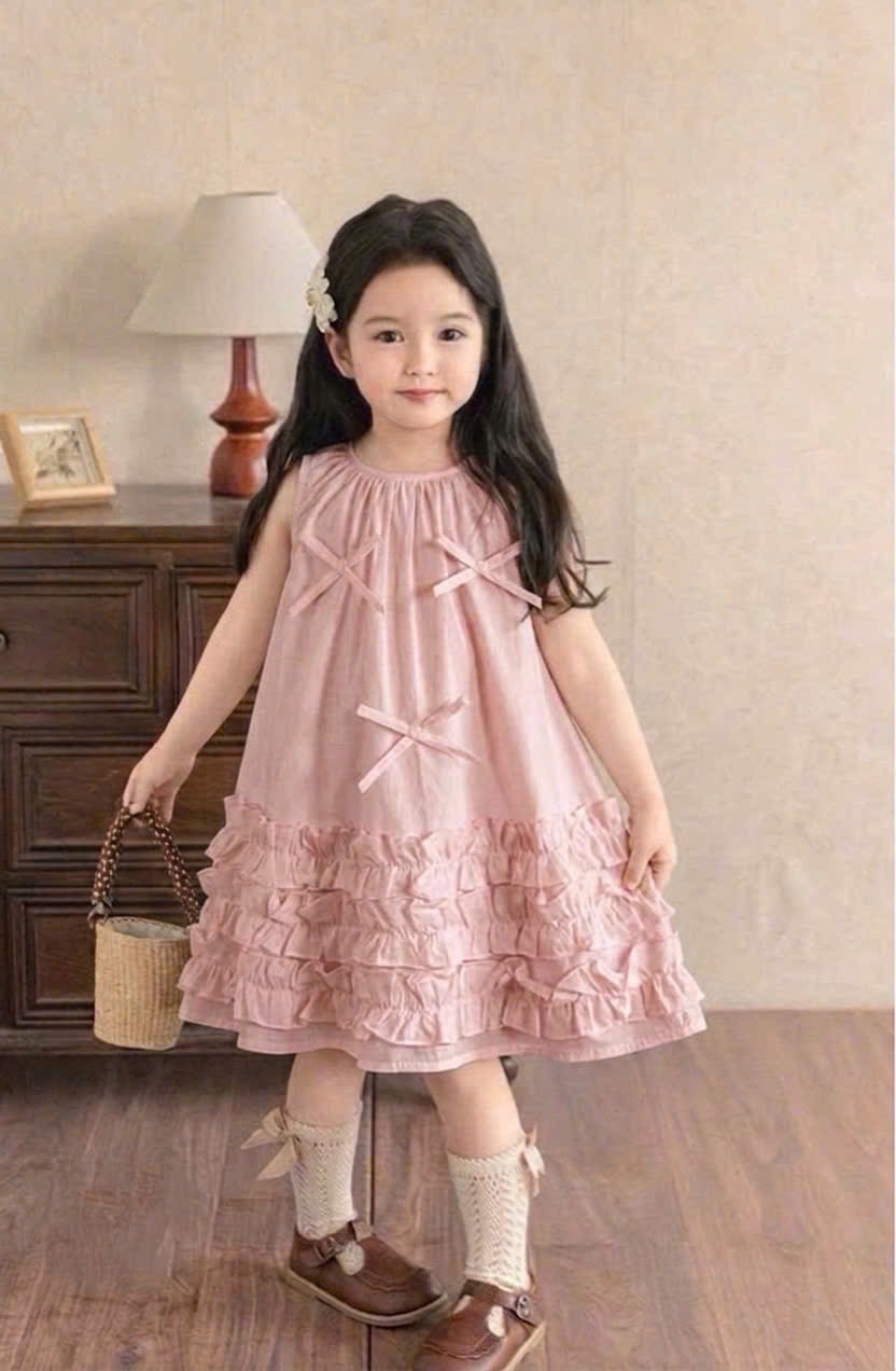 Váy babydoll thân bèo bé gái