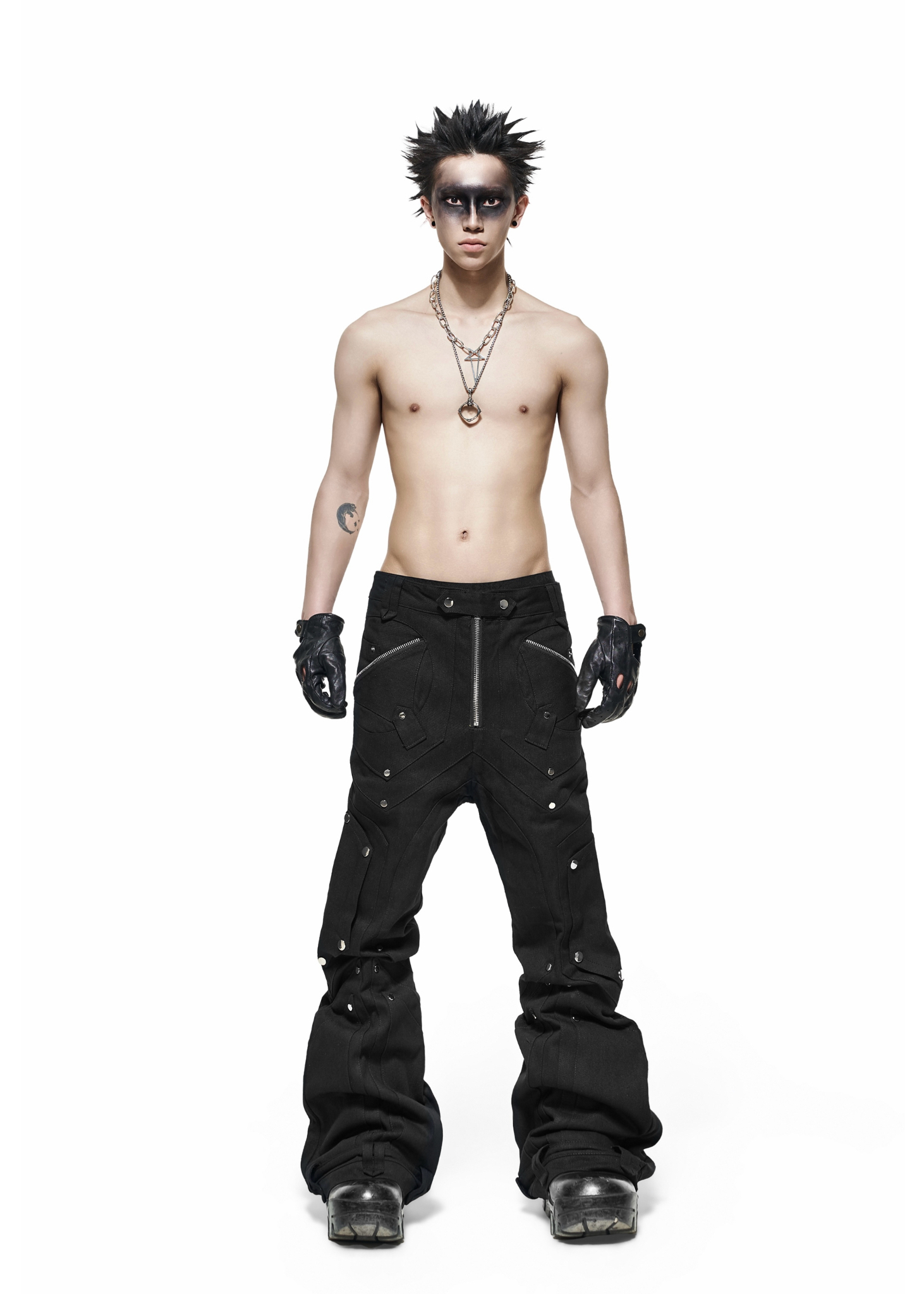 QD.116A Dark Knight Flare Pants