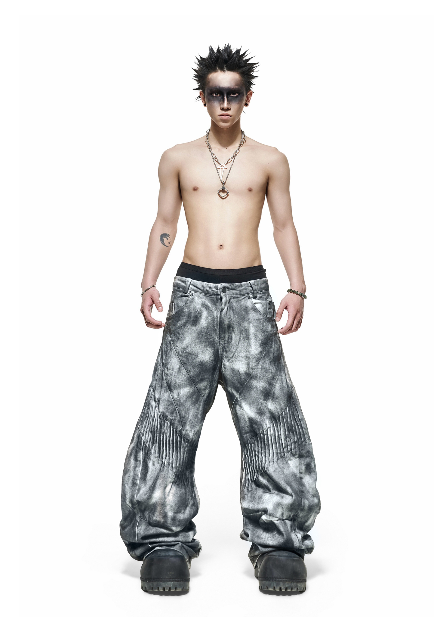QD.119 Dust Wash White Pants