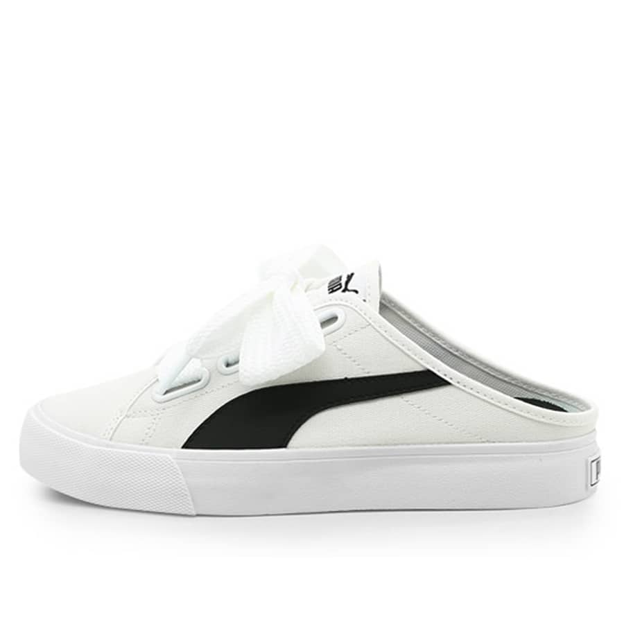 Giày nữ Puma Mule Ribbon ‘White Black’