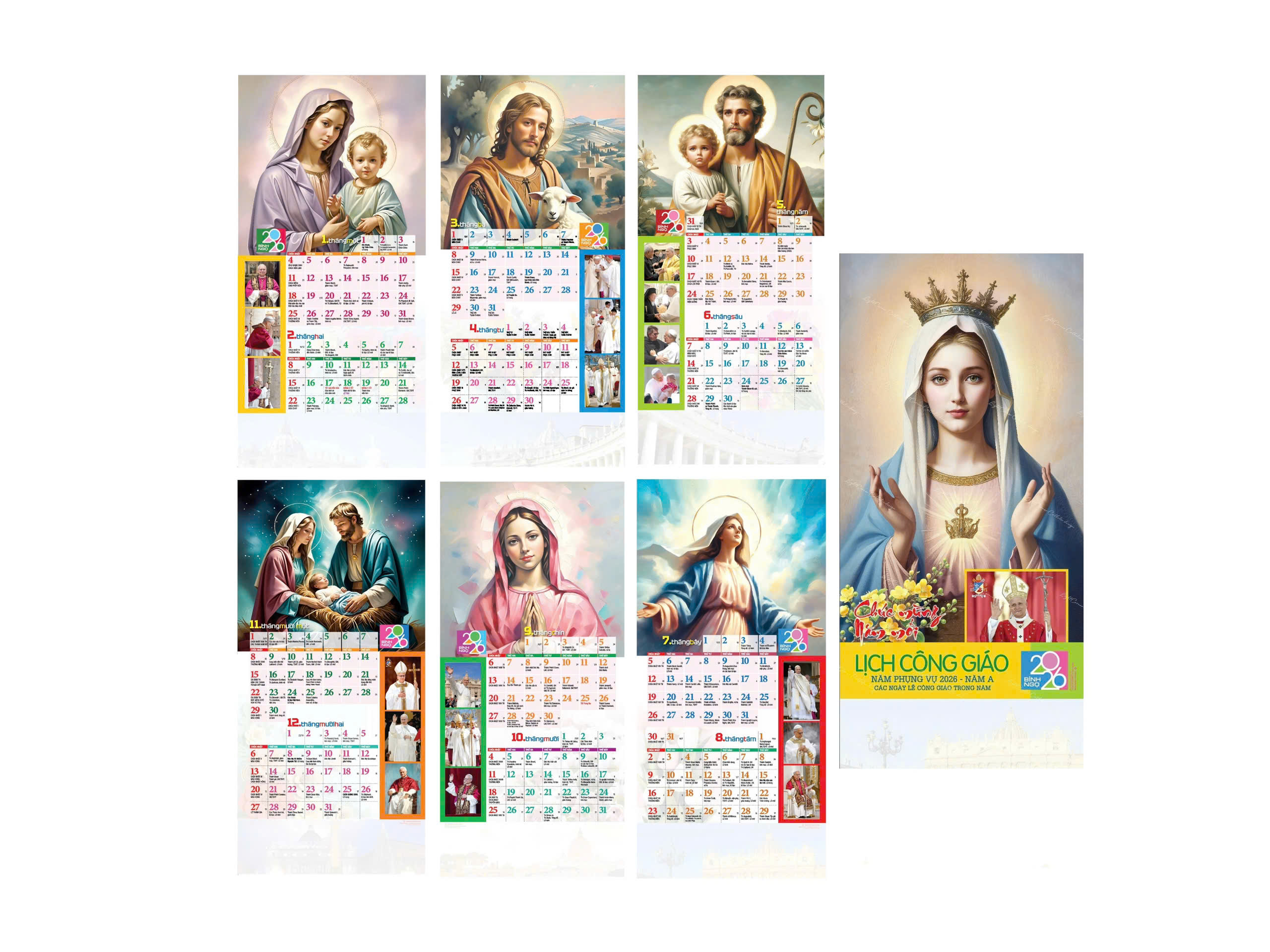 LỊCH 7 TỜ AVE MARIA