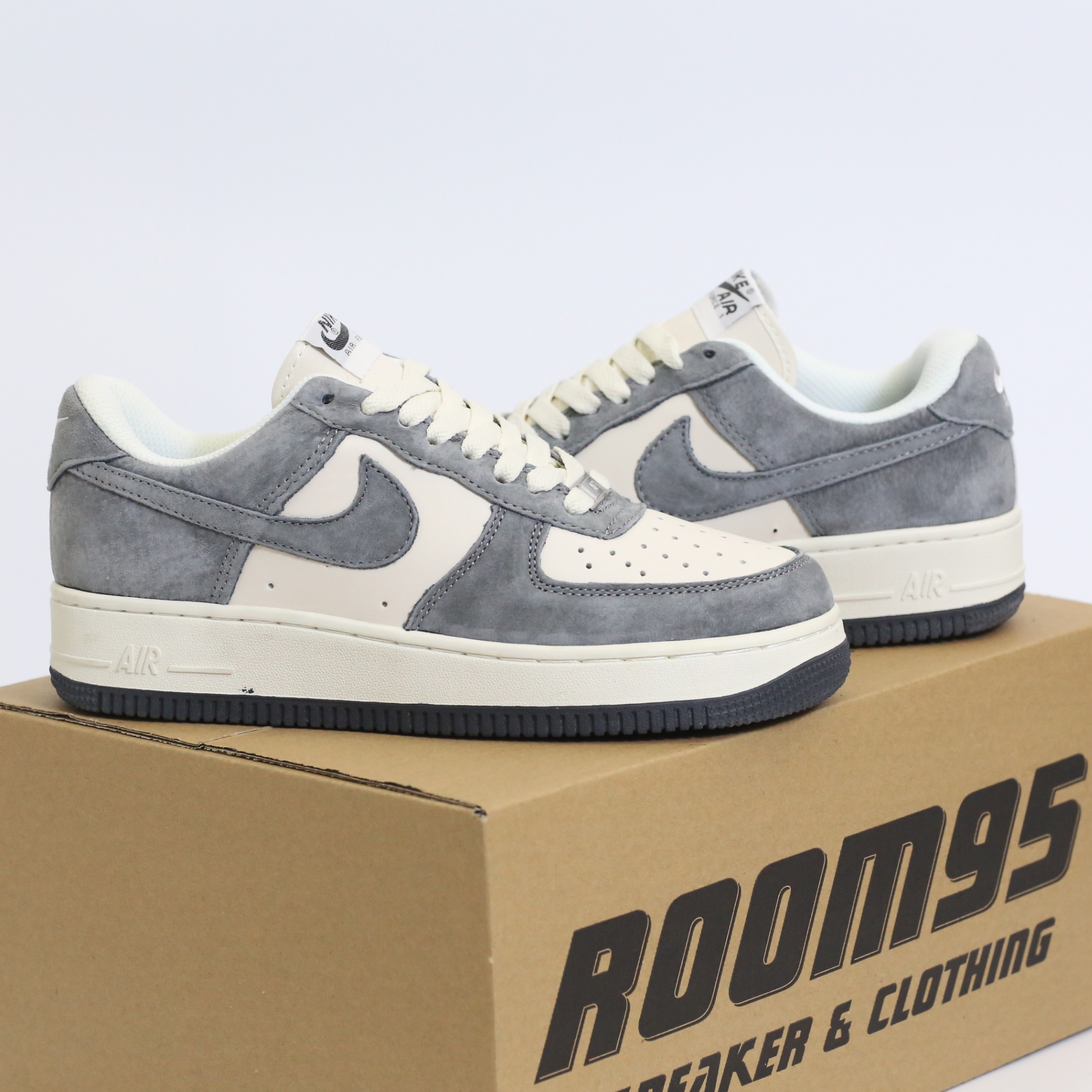 R06 NIKE AIR FORCE 1 V3 DA LỘN XÁM CHUỘT