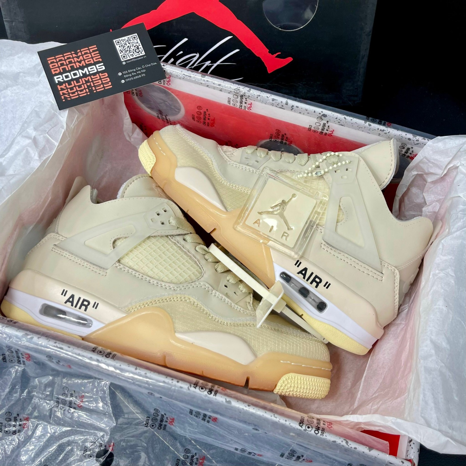 R02 JORDAN 4 OFF WHITE BEST - 43