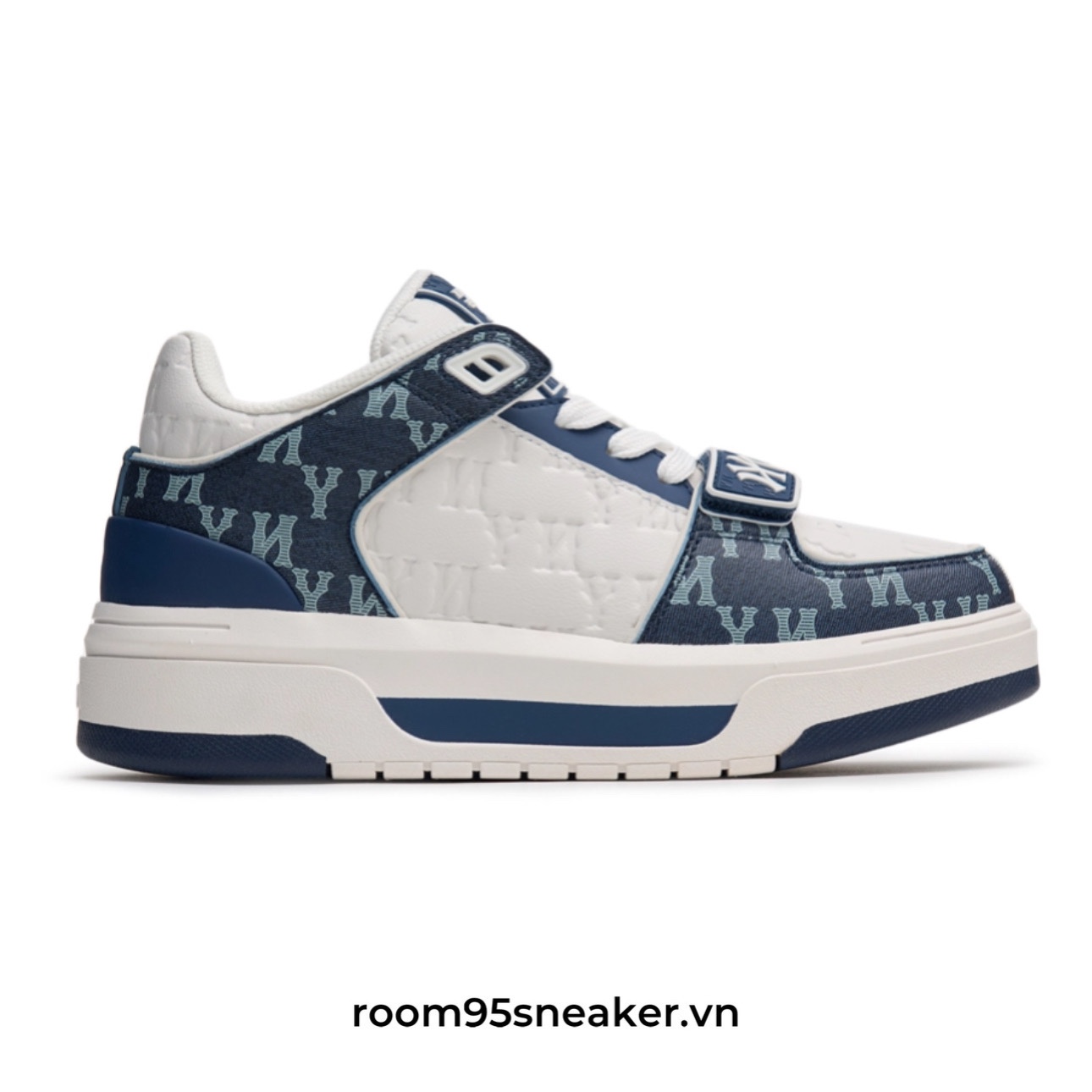 R17 MLB Chunky Liner Navy Mid Monogram NY