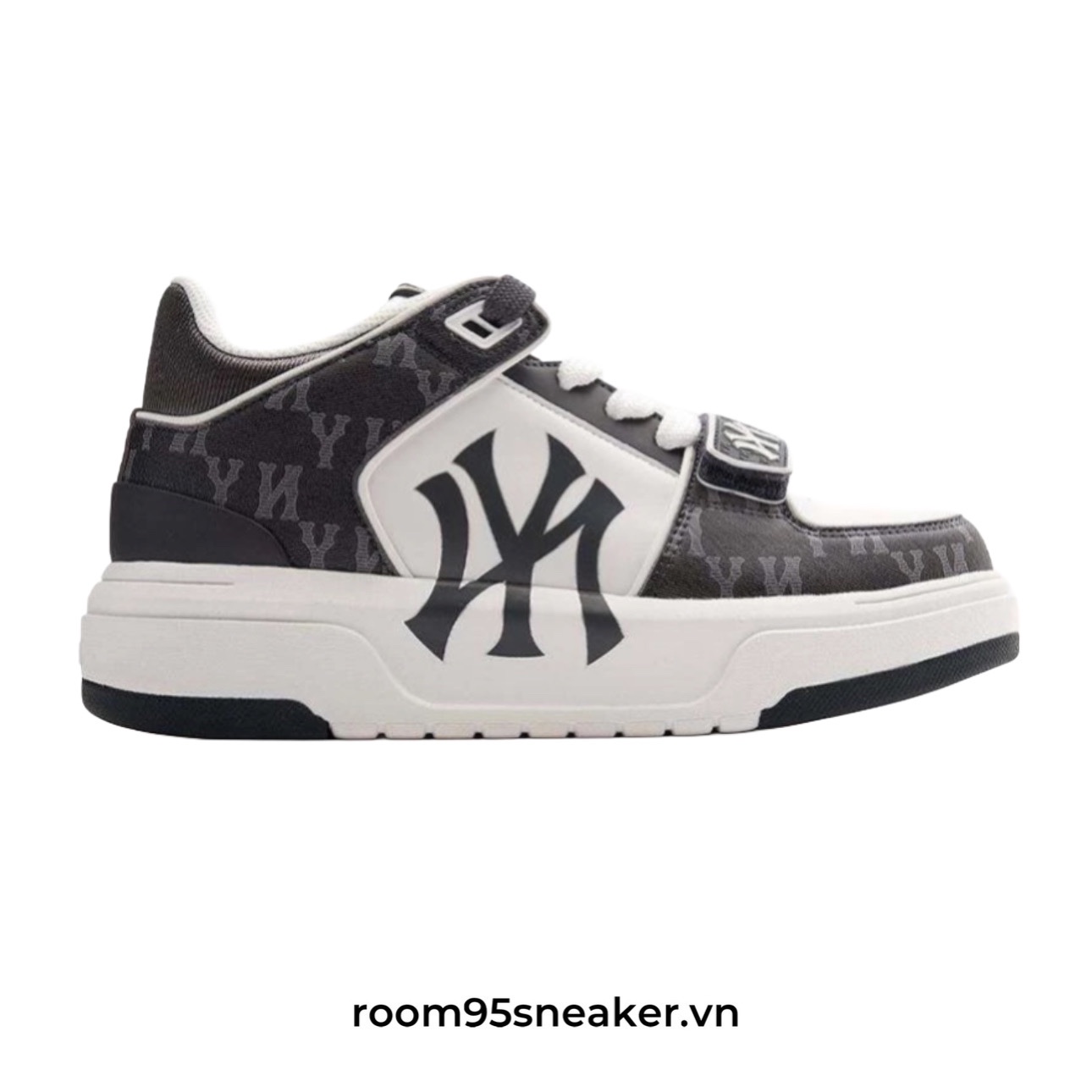 R17 MLB Korea Chunky Liner Mid Ny Black White