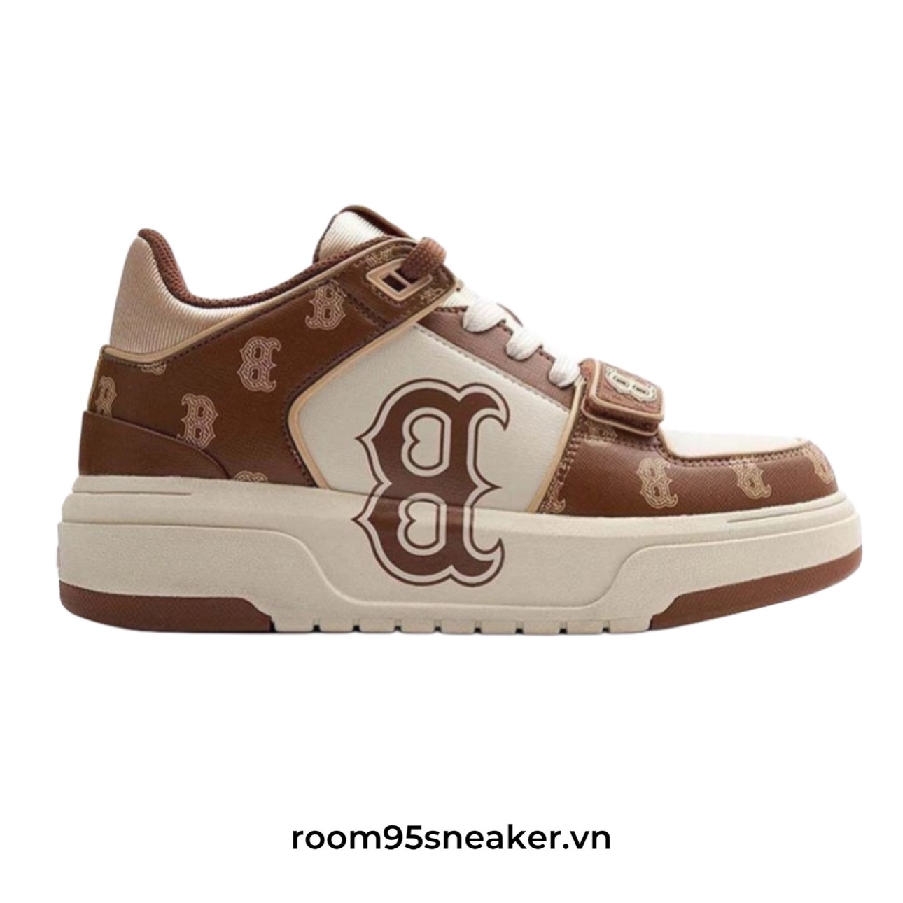 R17 MLB Chunky Liner Mid Monogram Boston Red Sox ''BROWN/WHITE'