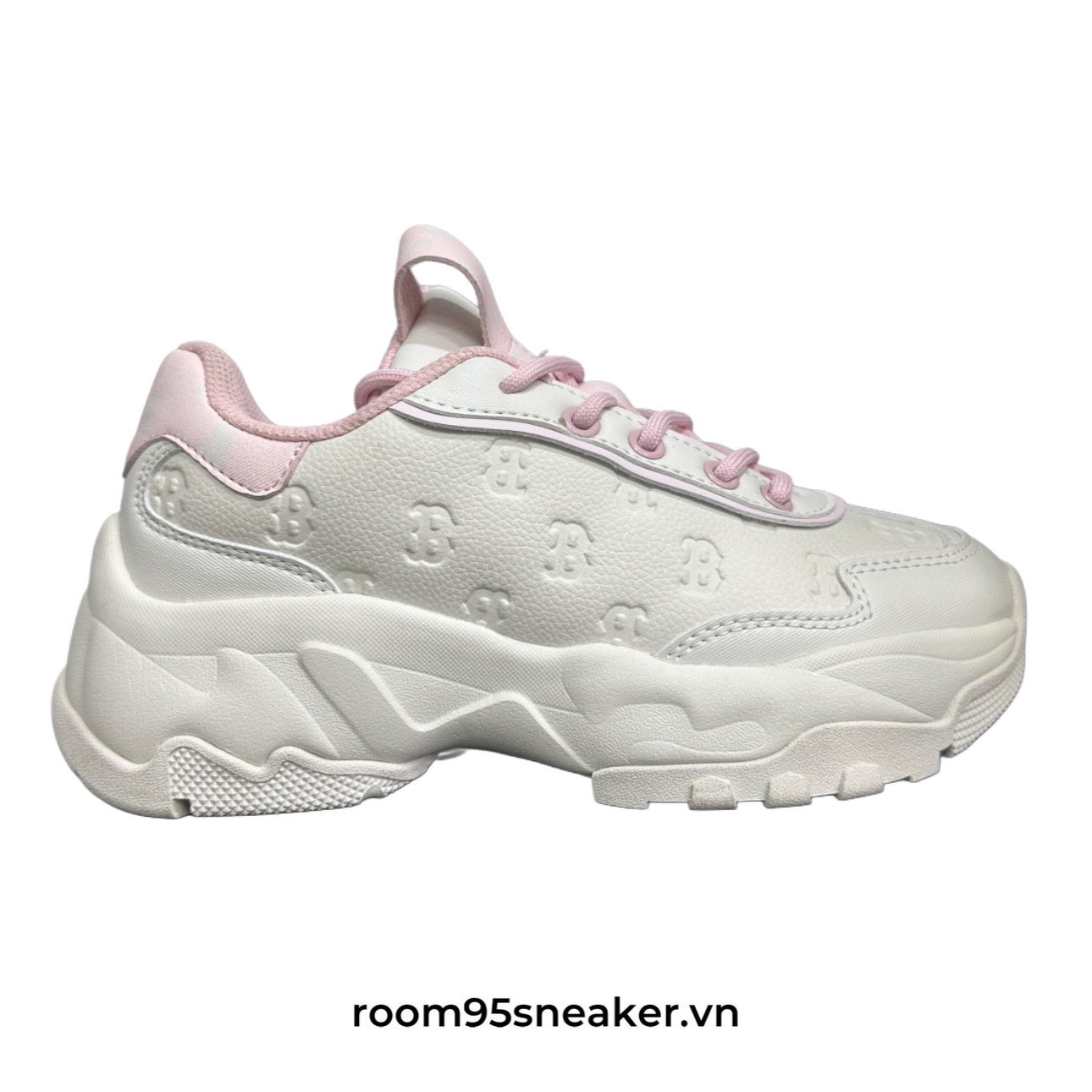 R16 MLB Chunky Low Pink Monogram NY