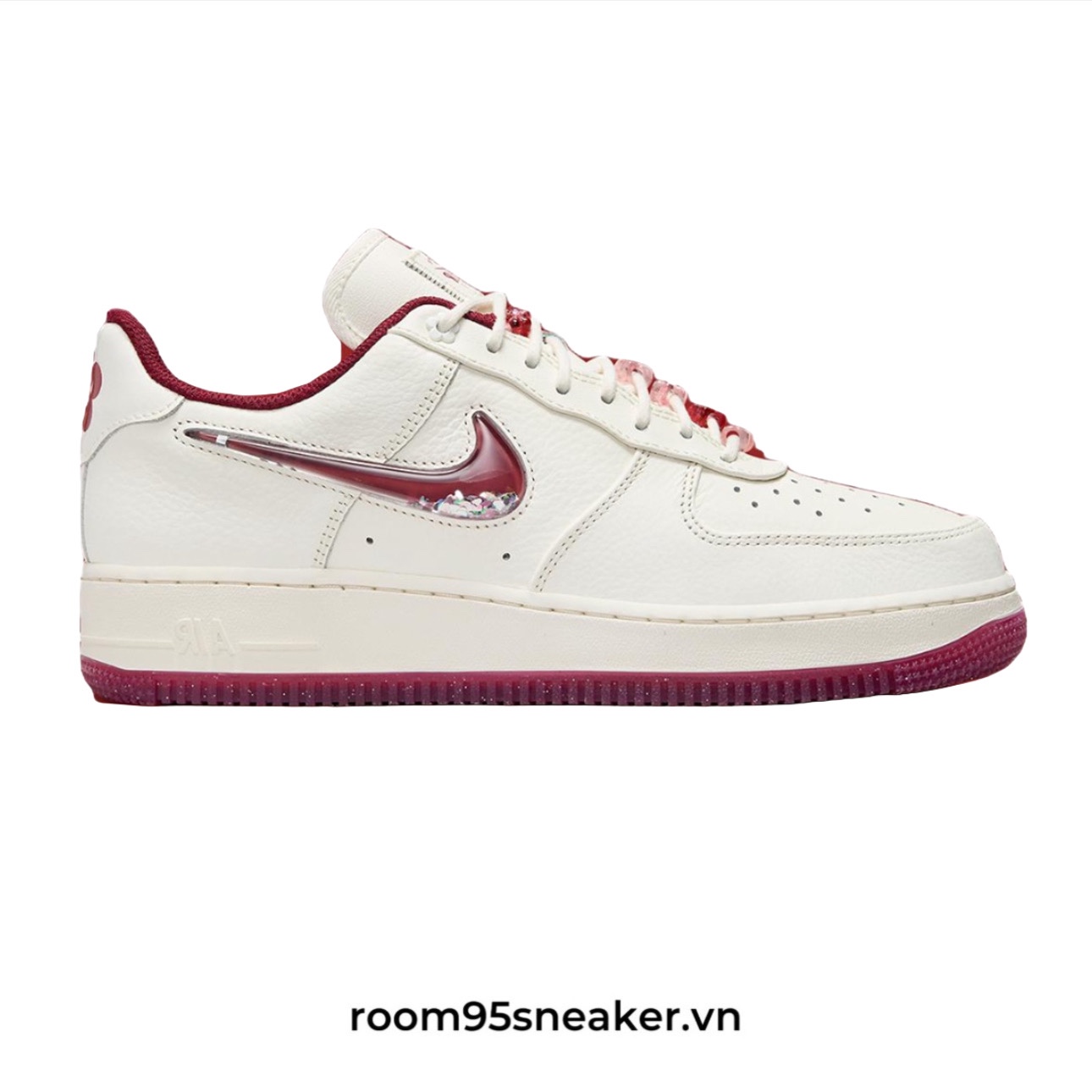 R06 Nike Air Force 1 Low Valentine’s Day Glitter Swoosh 2024