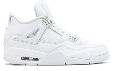 R02 JORDAN 4 RETRO PURE MONEY ( FULL WHITE)