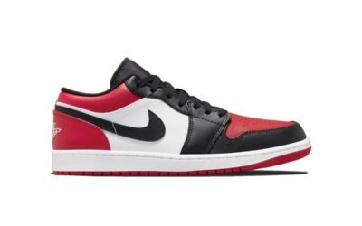 R01 Air Jordan 1 Low ‘Bred Toe’