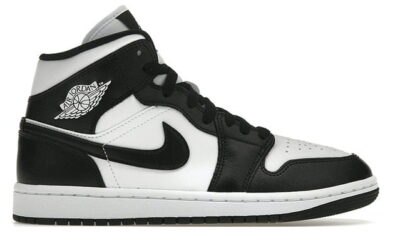R04 Air Jordan 1 Retro High Black White (Đen Trắng) BEST