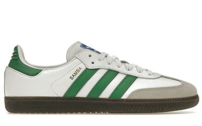 R11 Adidas Samba OG White Collegiate Green