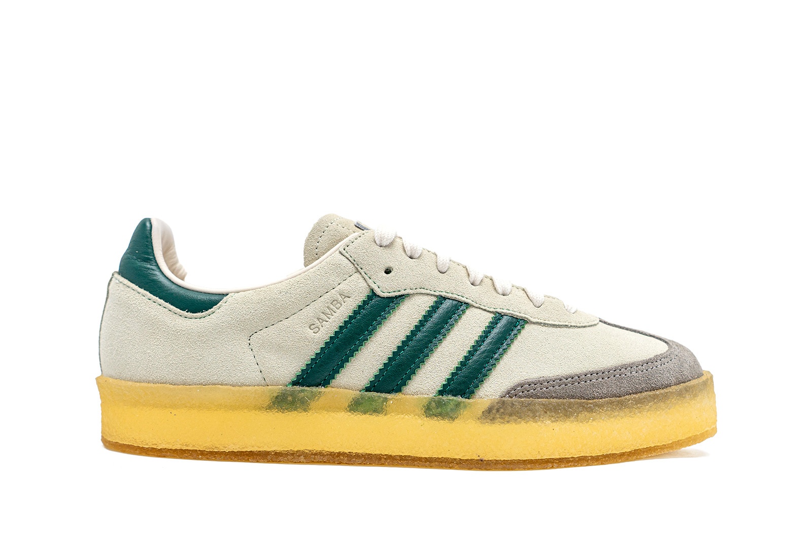 R11 Adidas Clarks 8th Street Samba White Green
