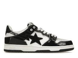 R27 BAPE Sk8 Sta 'Black & White'