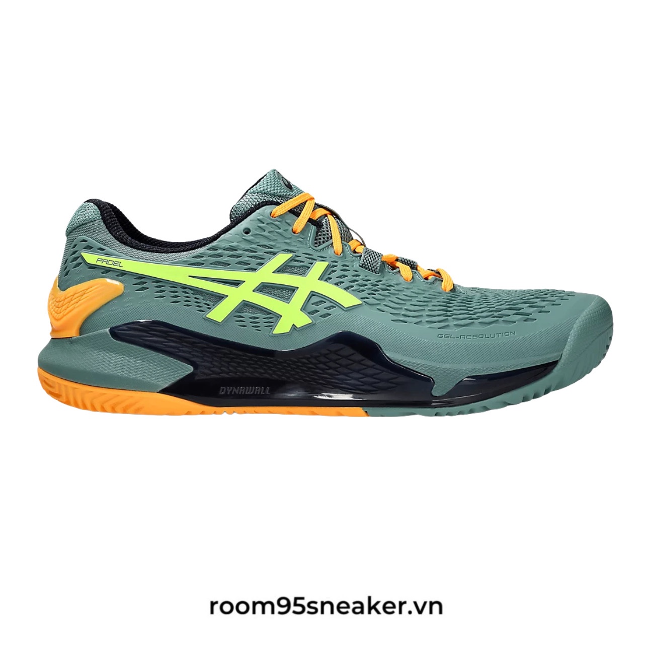 R26 Asics Gel Resolution 9 ‘Celadon Safety Yellow’