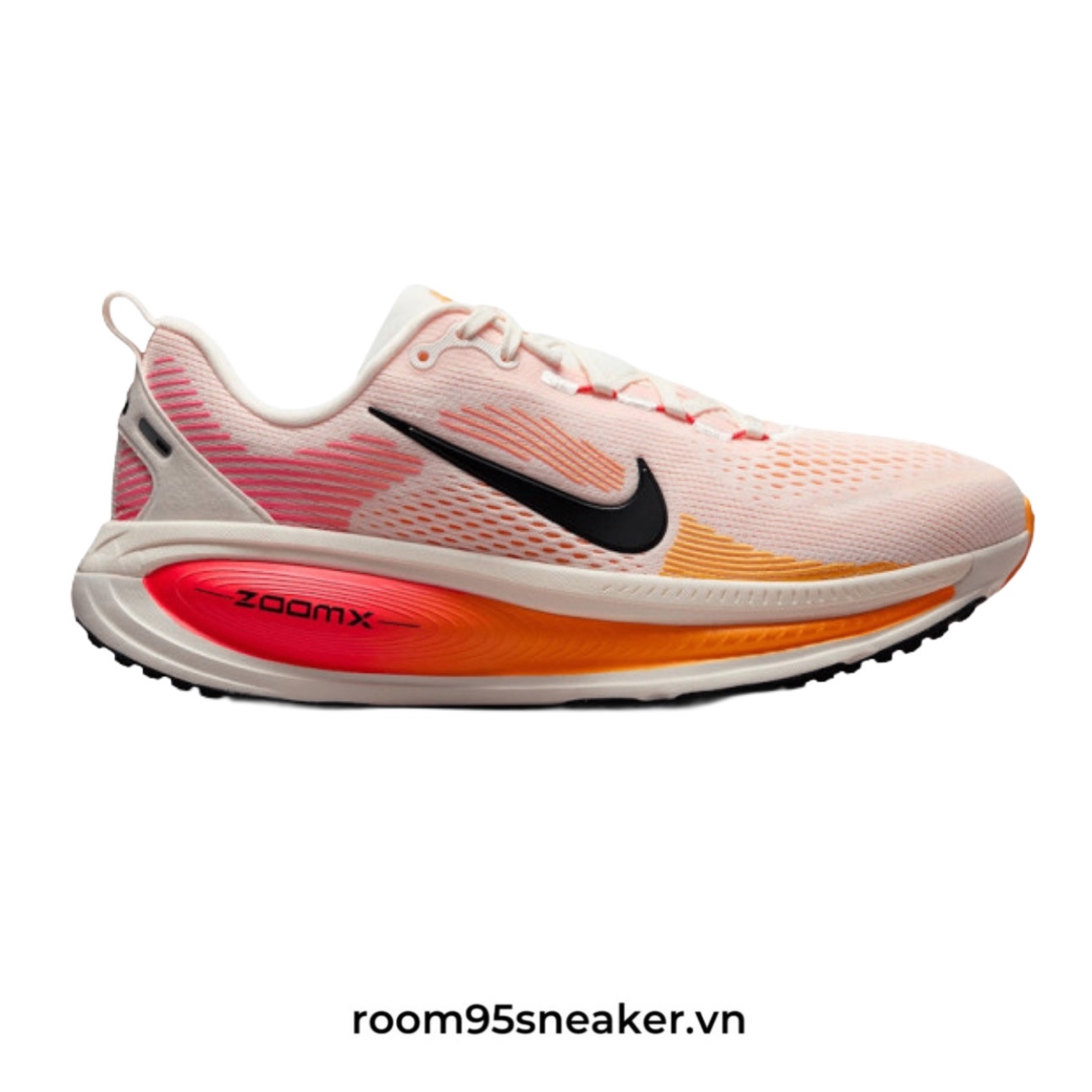 R08 Nike Vomero 18 Sail Bright Crimson Laser Orange
