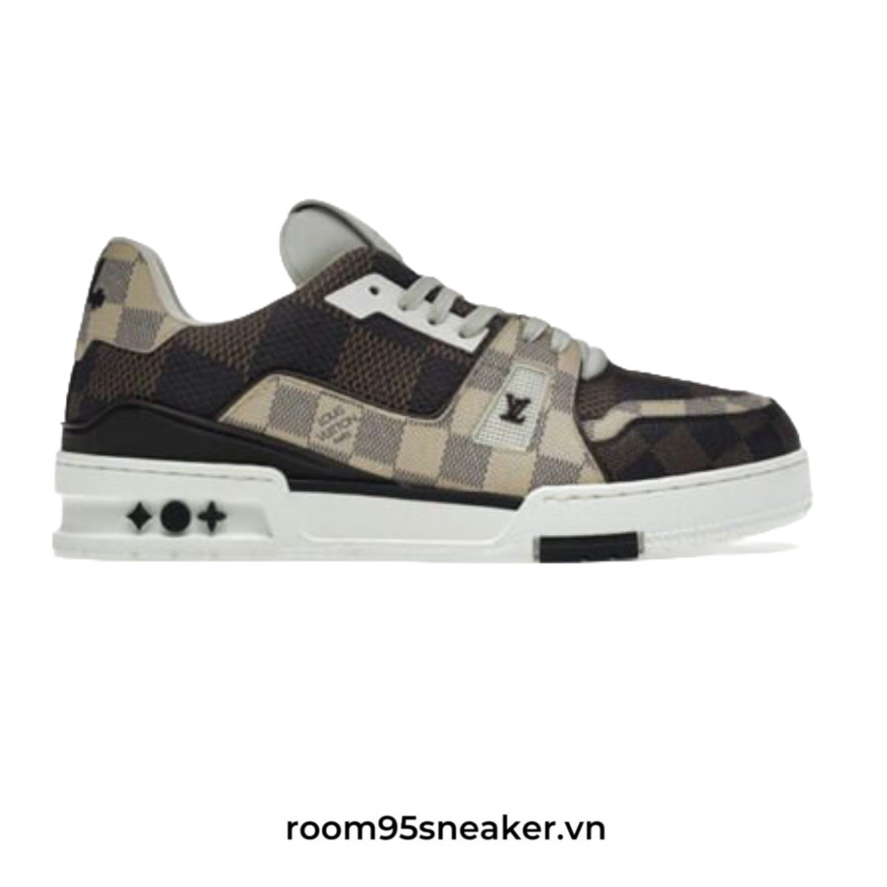 R19 Louis Vuitton LV Trainer #54 Damier Ebene Multi Best Quality