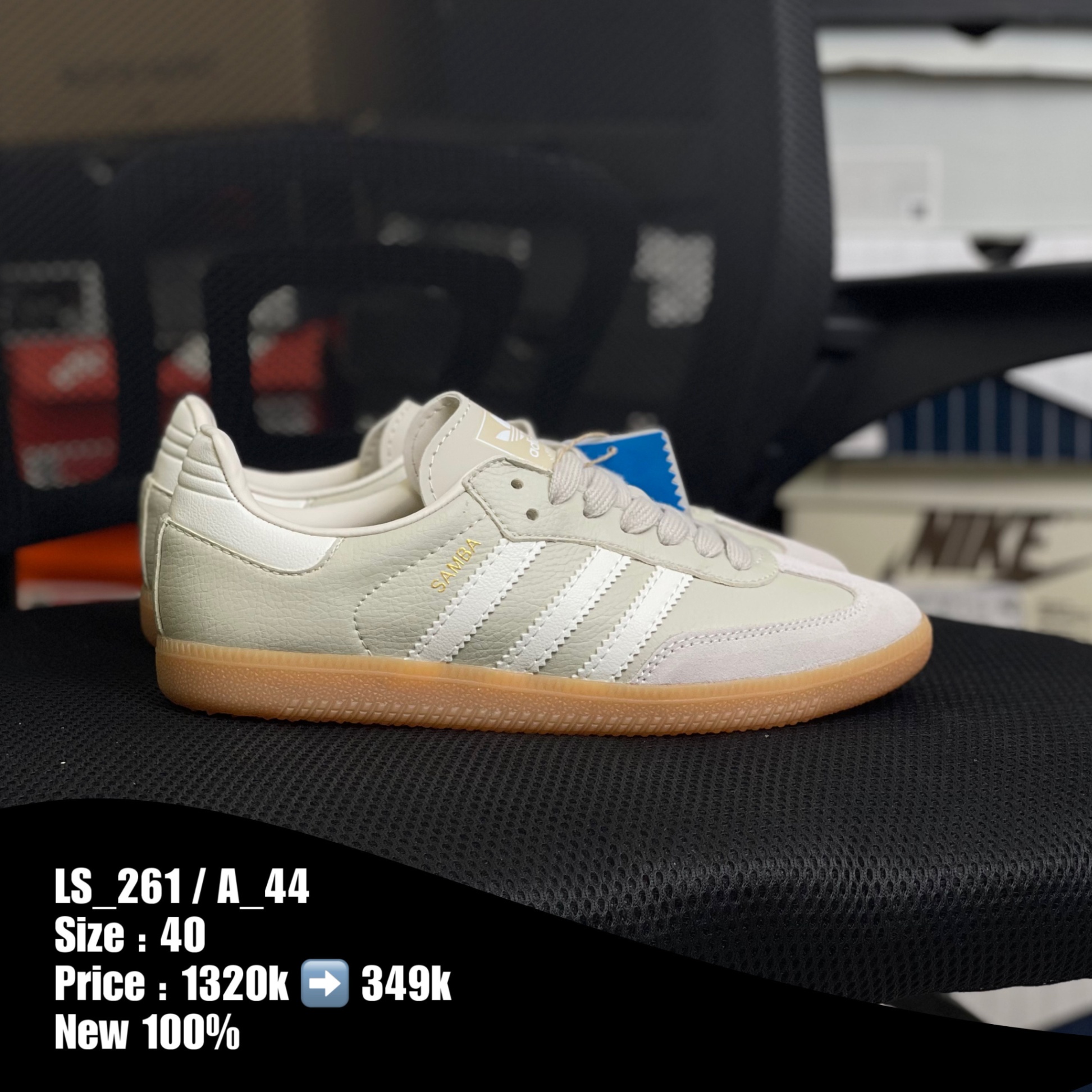 R11 Adidas Samba OG 'Aluminium Gum' - LS - 40