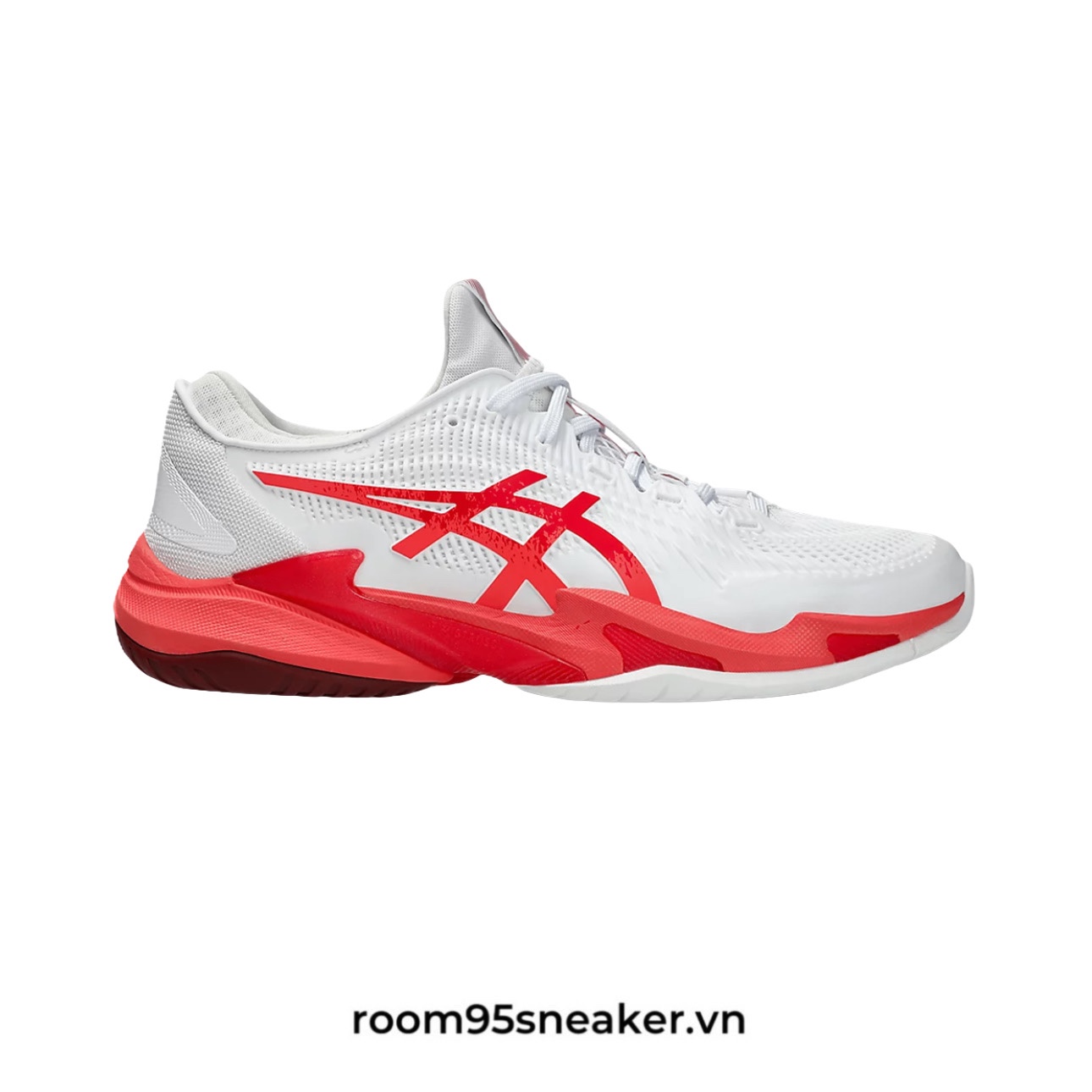 R26 Asics Court FF 3 Novak 'White Electric Red'